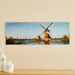 Claude Windmill Tempered Glass Wall Art - 100x1x35 cm-Framed Pictures-thumbnail-0