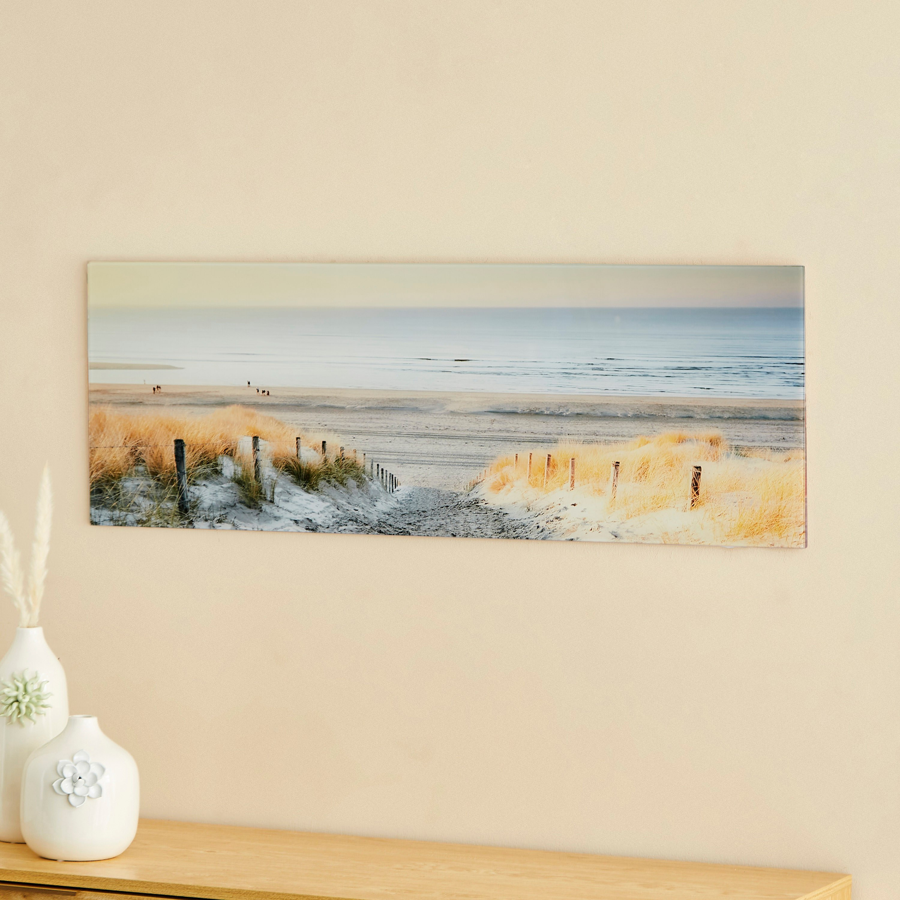 Claude Beach Tempered Glass Wall Art - 100x1x35 cm-PROMO_HB_AE_B1G1_250925-image-2