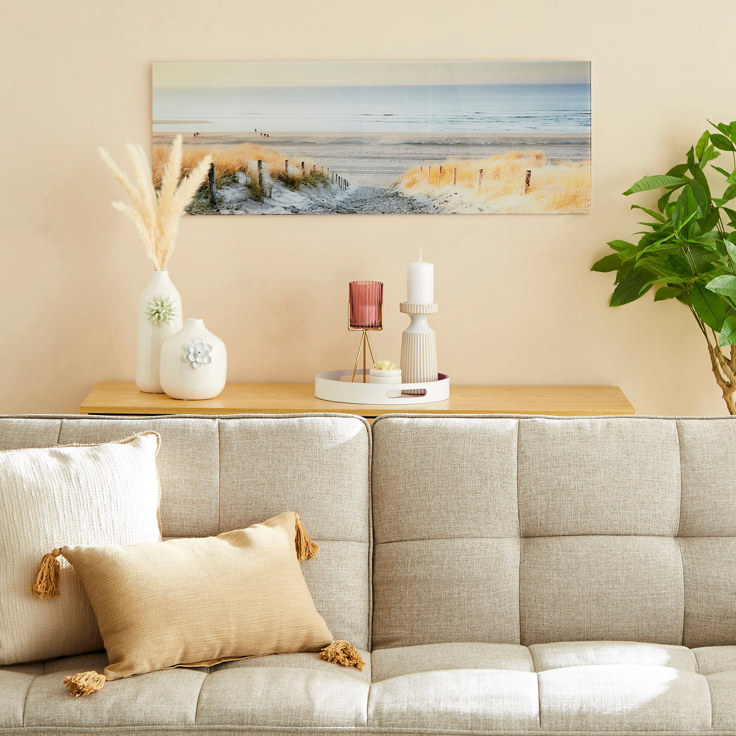 Claude Beach Tempered Glass Wall Art - 100x1x35 cm-PROMO_HB_AE_B1G1_250925-image-4