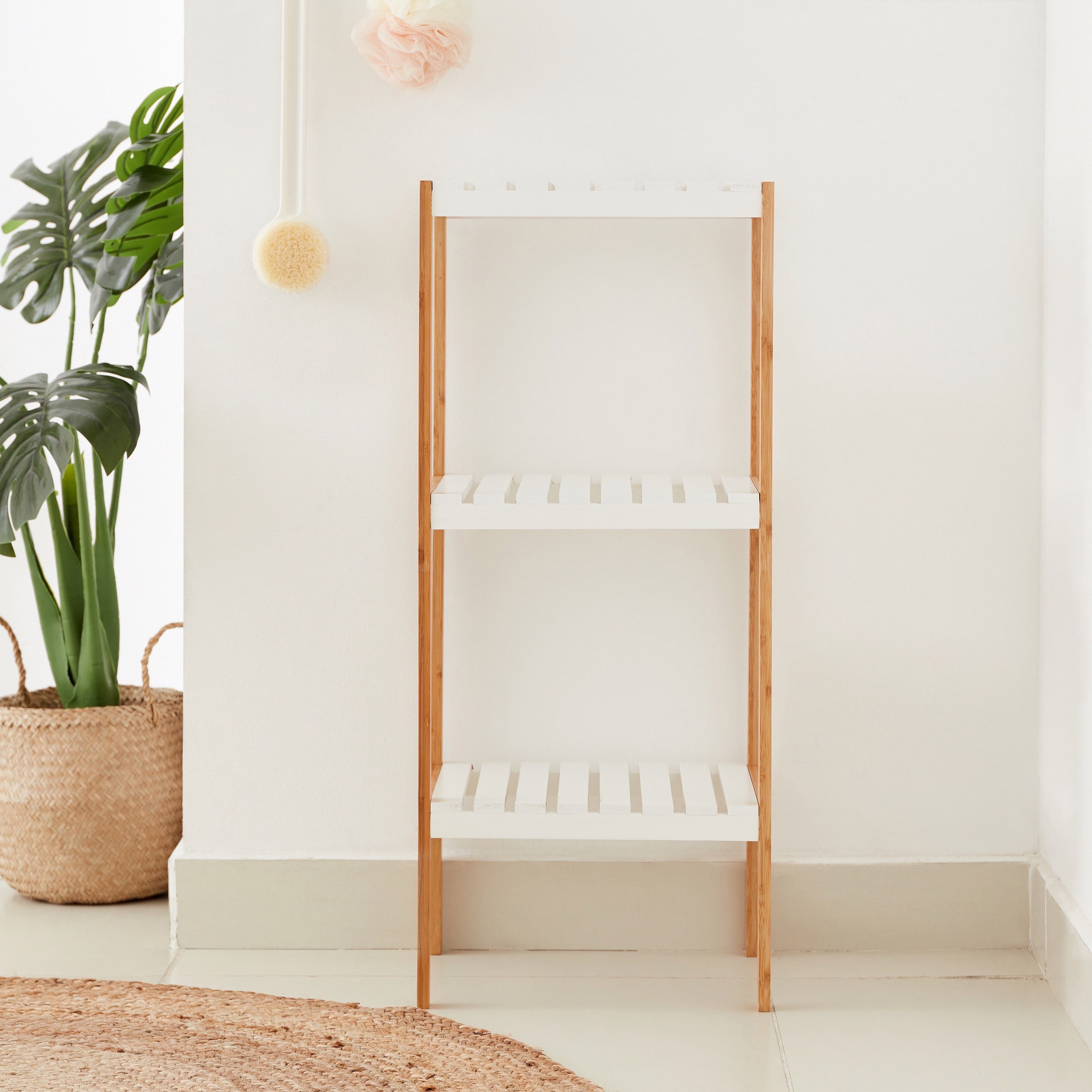 رف تخزين حمّام ثلاث طبقات من لكزس - 33.8x33x79 سم-hbxbedroom-bedroomaccessories-bedroomstorage-image-3