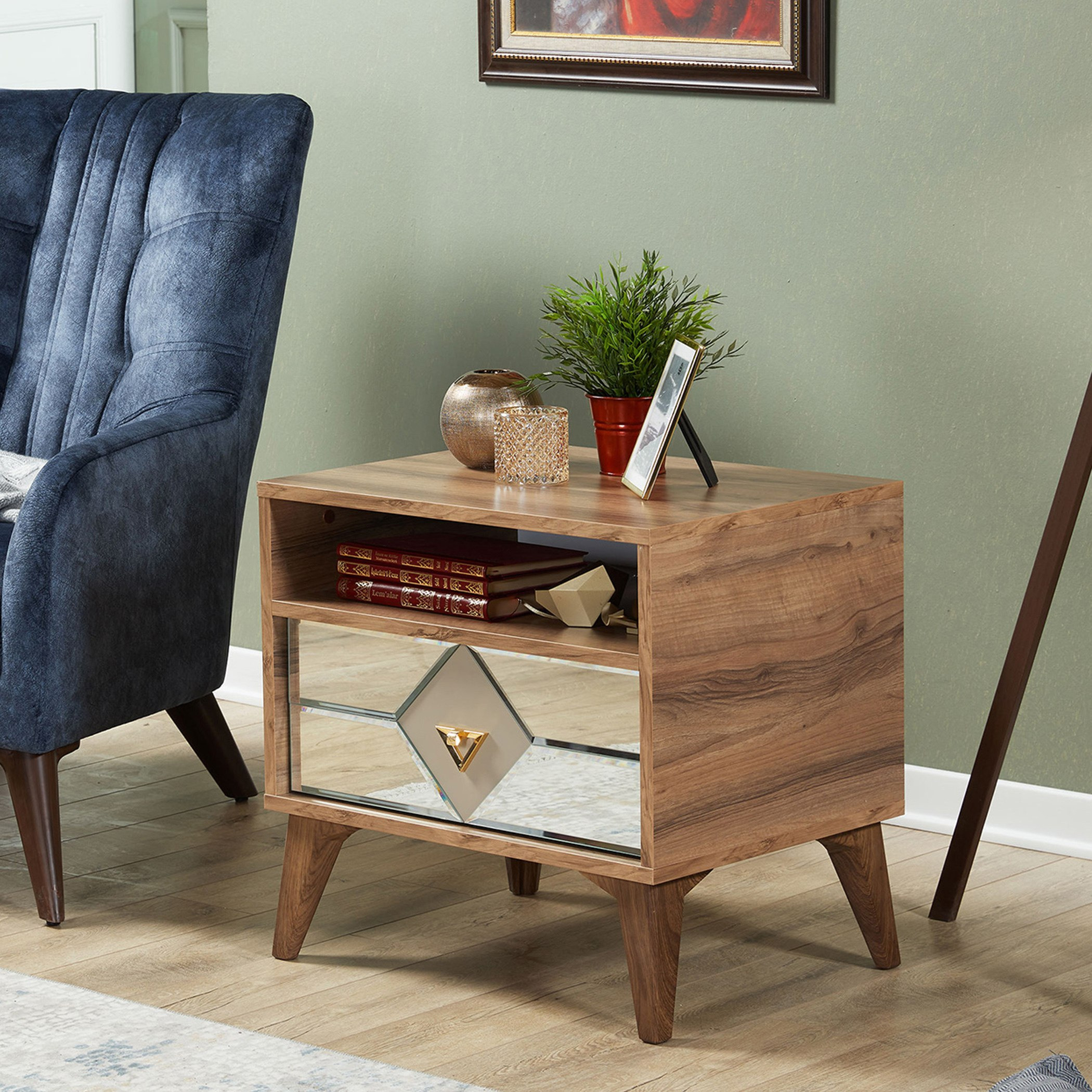طاولة جانبيّة بدرج من إيفريست-hbxfurniture-livingroom-endtables-image-1