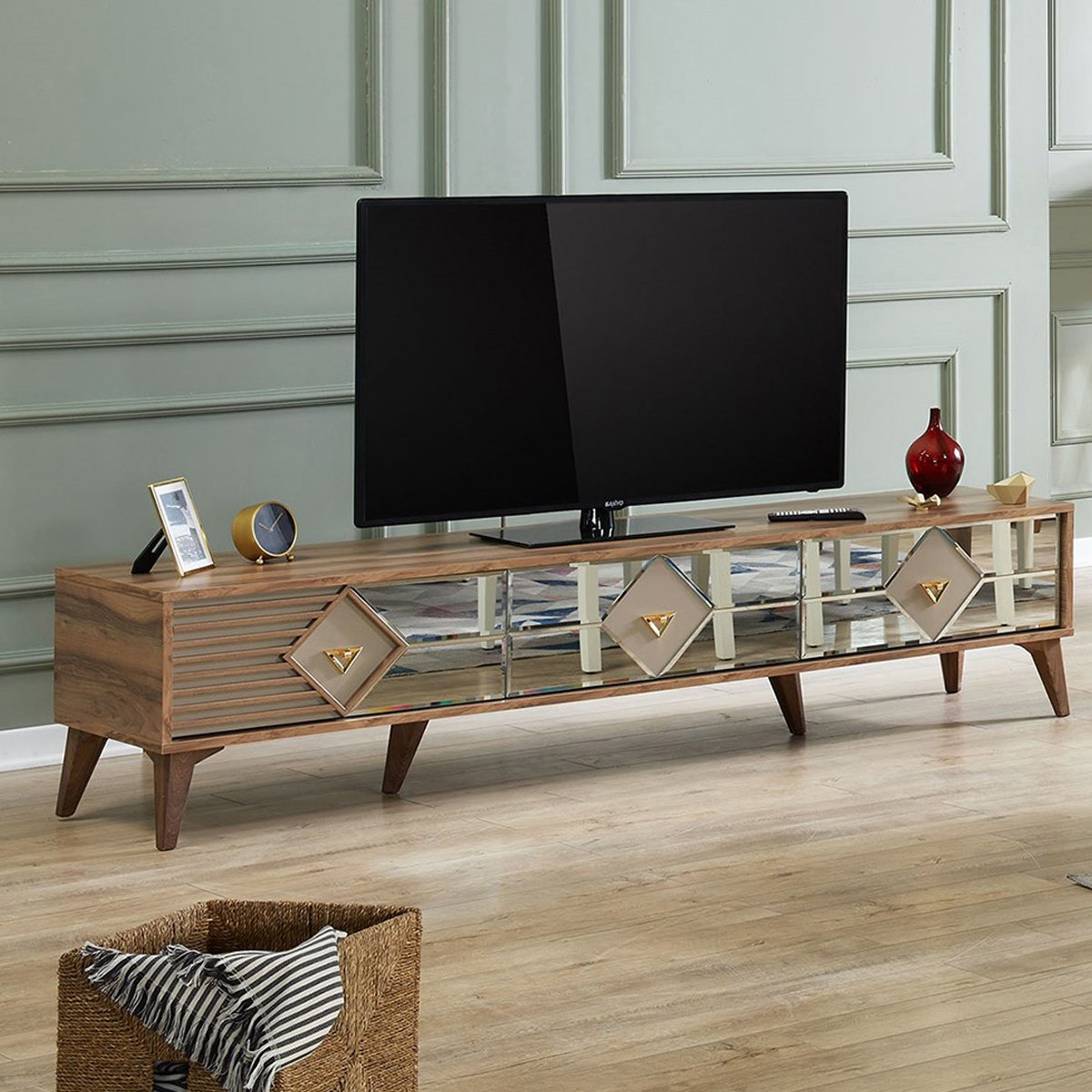 Modern tv deals stand 85 inch