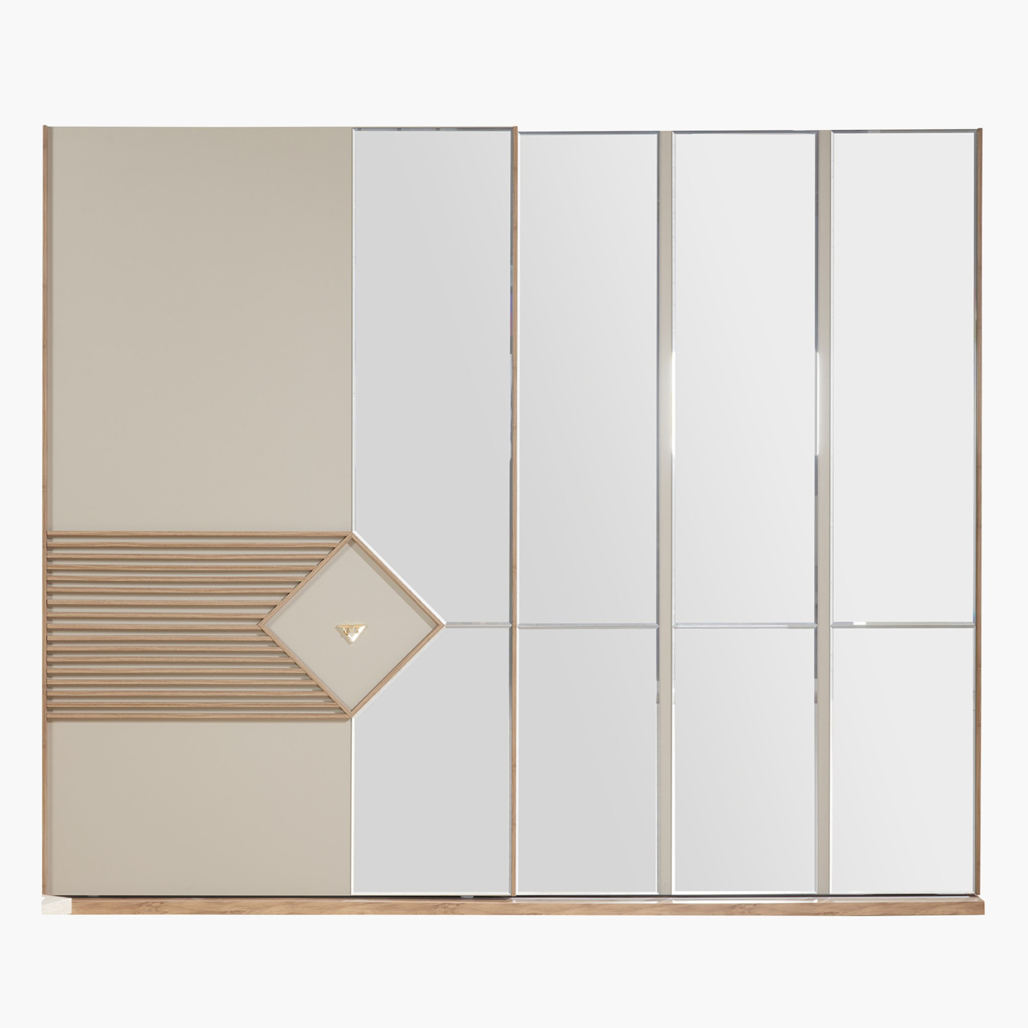 خزانة ملابس بباب انزلاقي ومرآة من إيفريست-hbxfurniture-wardrobes-image-2
