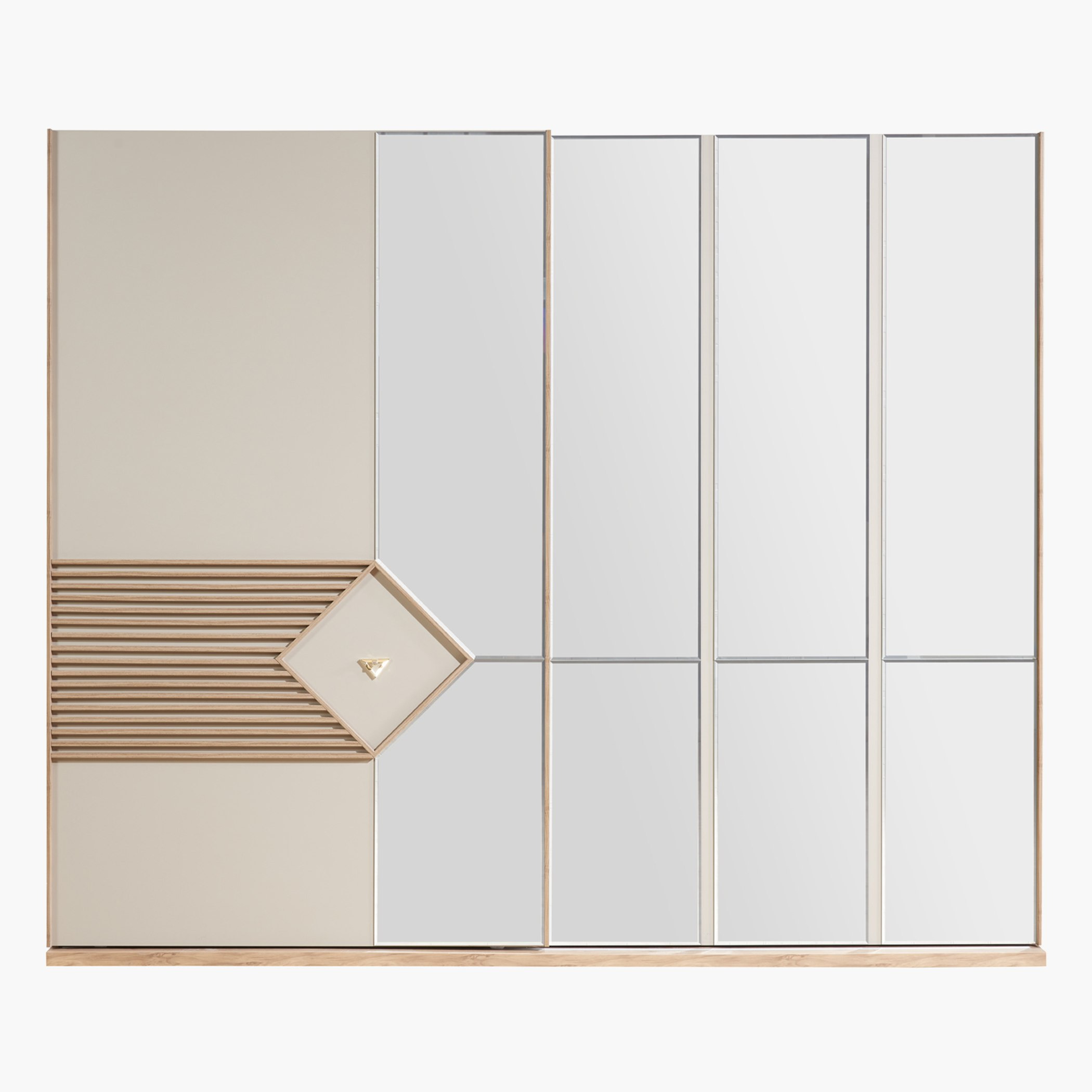 خزانة ملابس بباب انزلاقي ومرآة من إيفريست-hbxfurniture-wardrobes-image-3