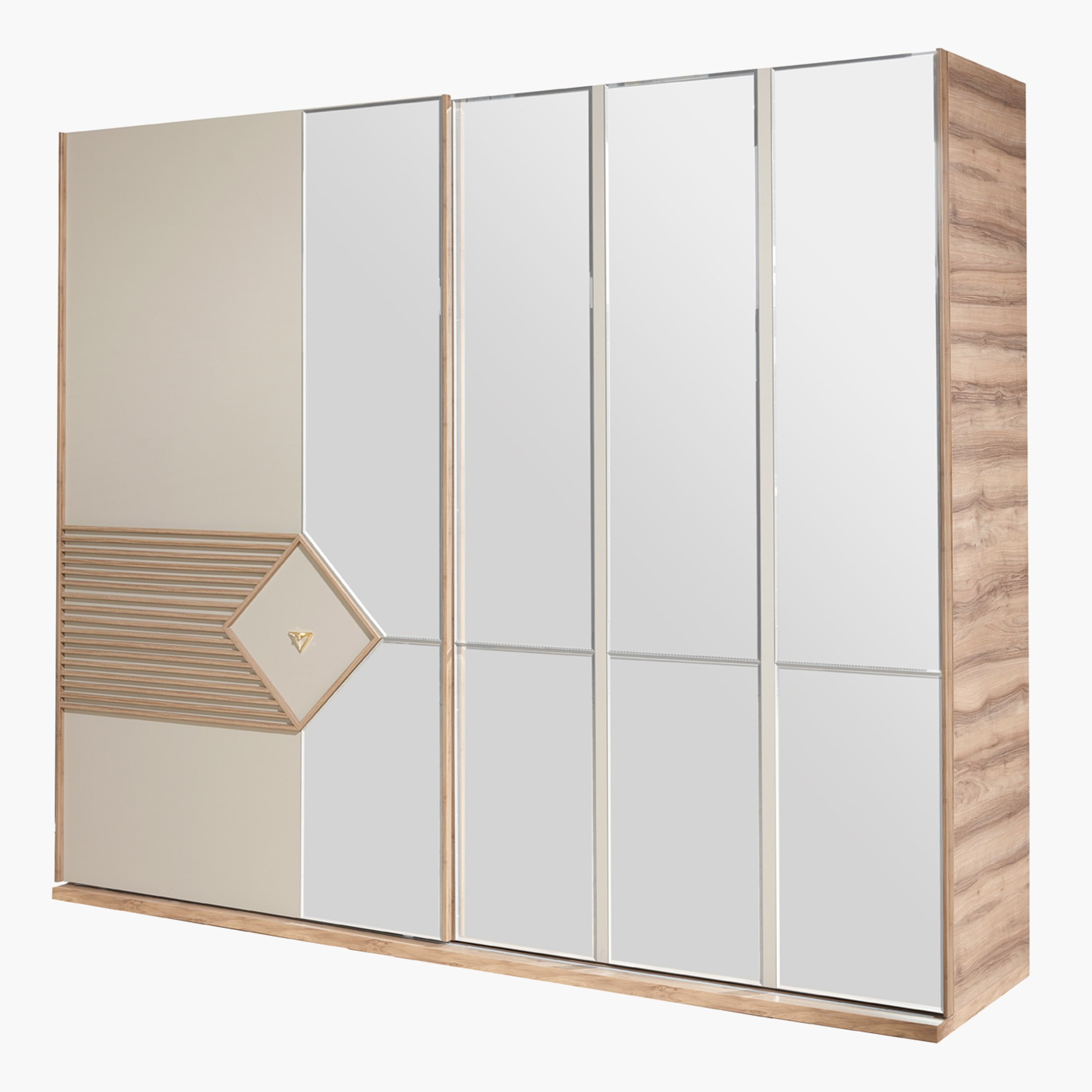 خزانة ملابس بباب انزلاقي ومرآة من إيفريست-hbxfurniture-wardrobes-image-4