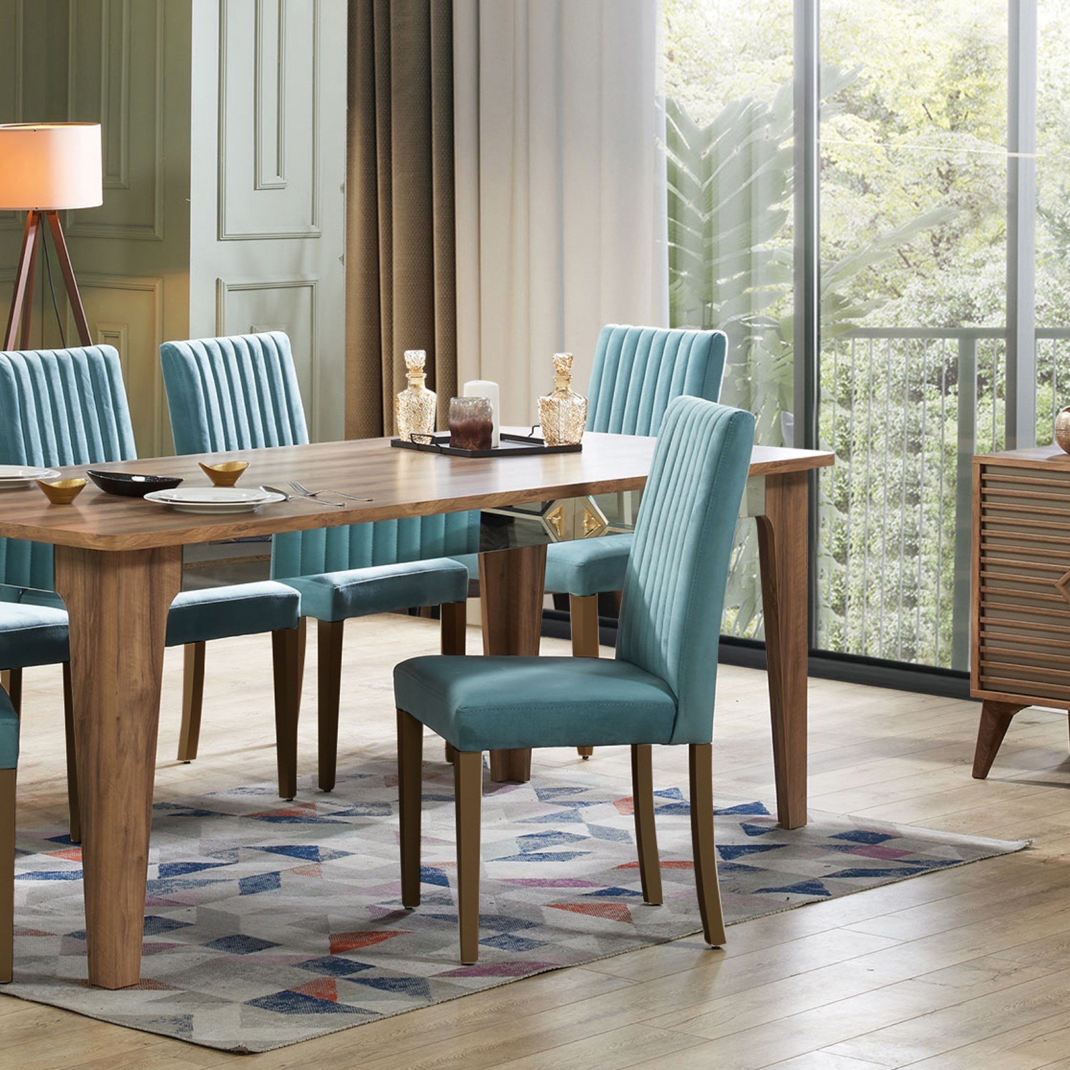 طقم سفرة 8 مقاعد من إفرست-hbxfurniture-diningtablesandsets-diningsets-eightseater-image-8