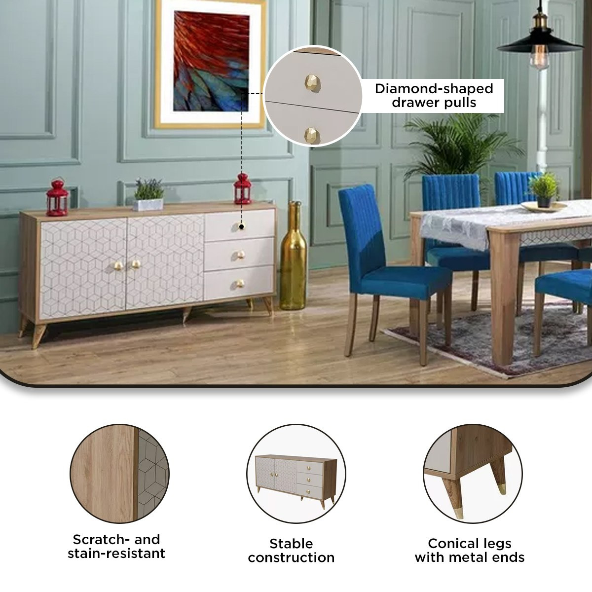 خزانة بوفيه جانبية ببابين و3 أدراج من باندورا-hbxfurniture-diningroom-buffetsandsideboards-image-5