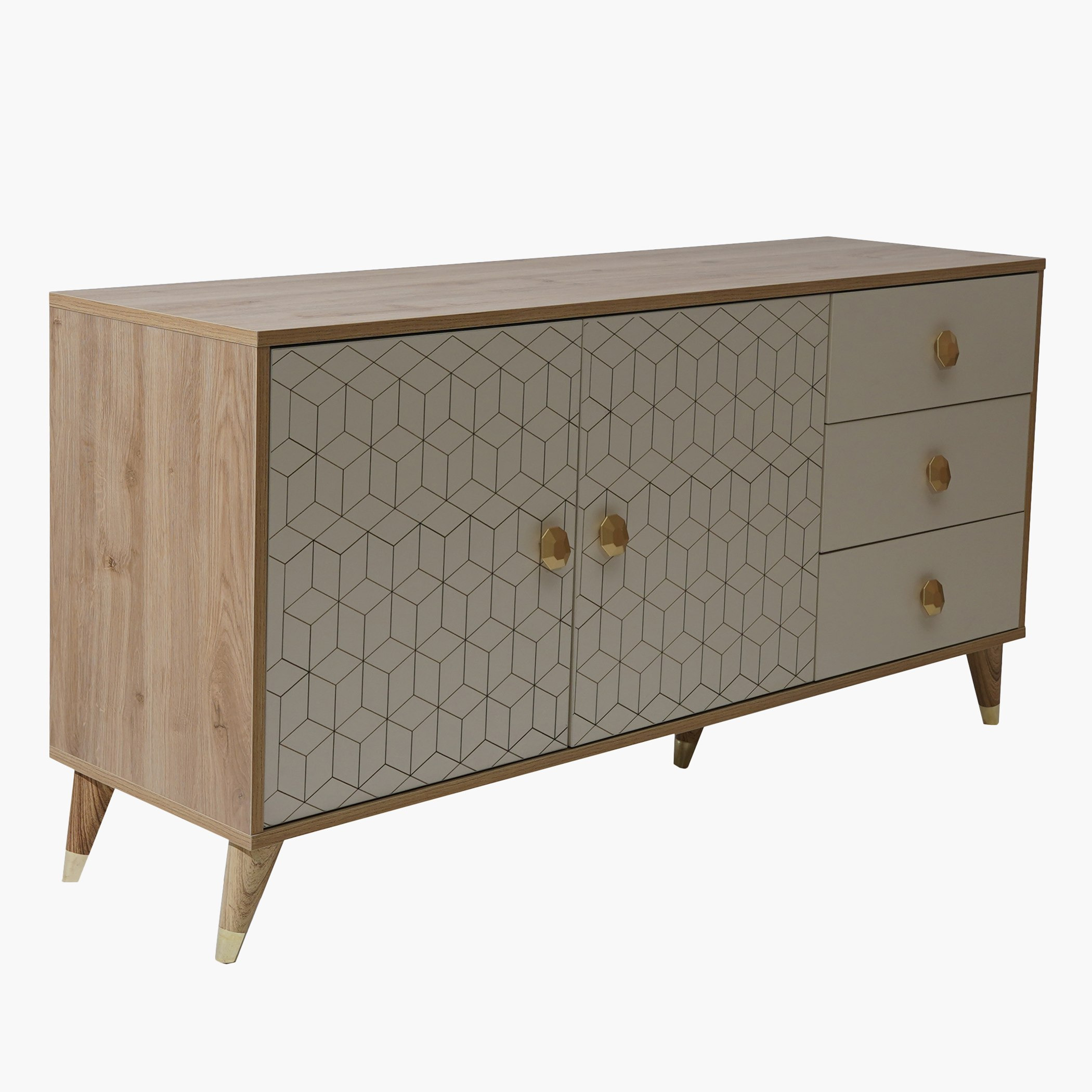 خزانة بوفيه جانبية ببابين و3 أدراج من باندورا-hbxfurniture-diningroom-buffetsandsideboards-image-2