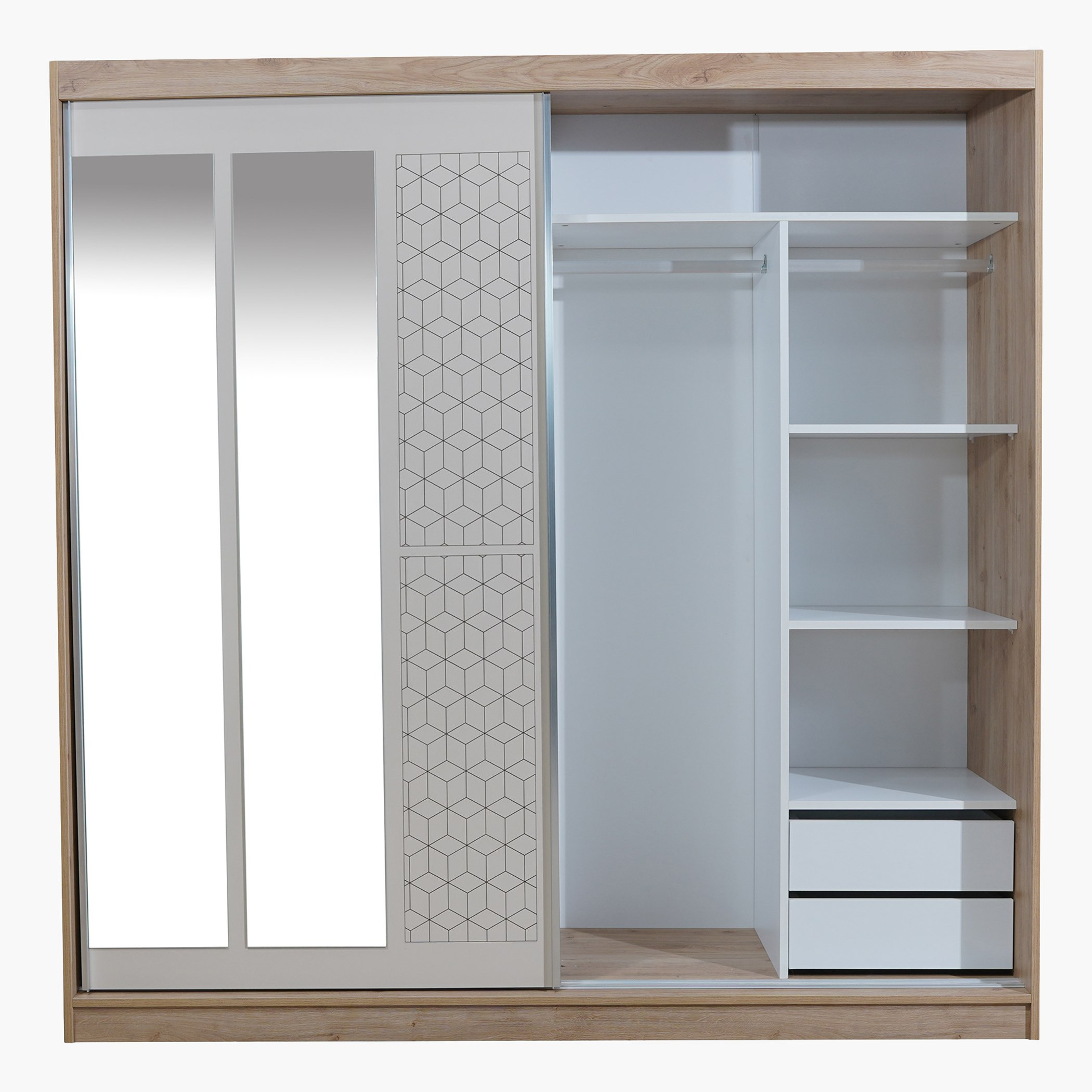 خزانة ملابس بباب انزلاقي مع مرآة من باندورا-hbxfurniture-wardrobes-image-2