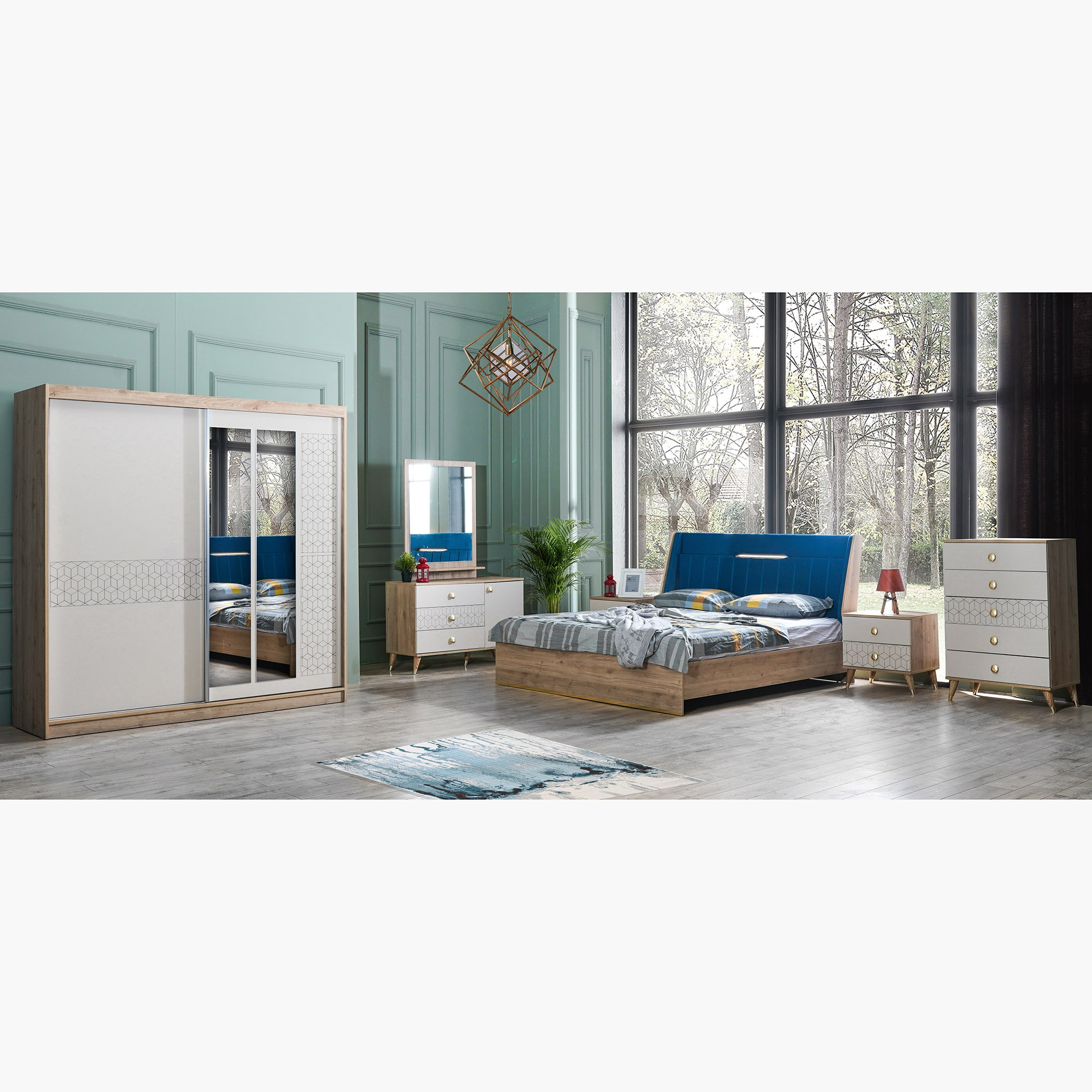 خزانة ملابس بباب انزلاقي مع مرآة من باندورا-hbxfurniture-wardrobes-image-7