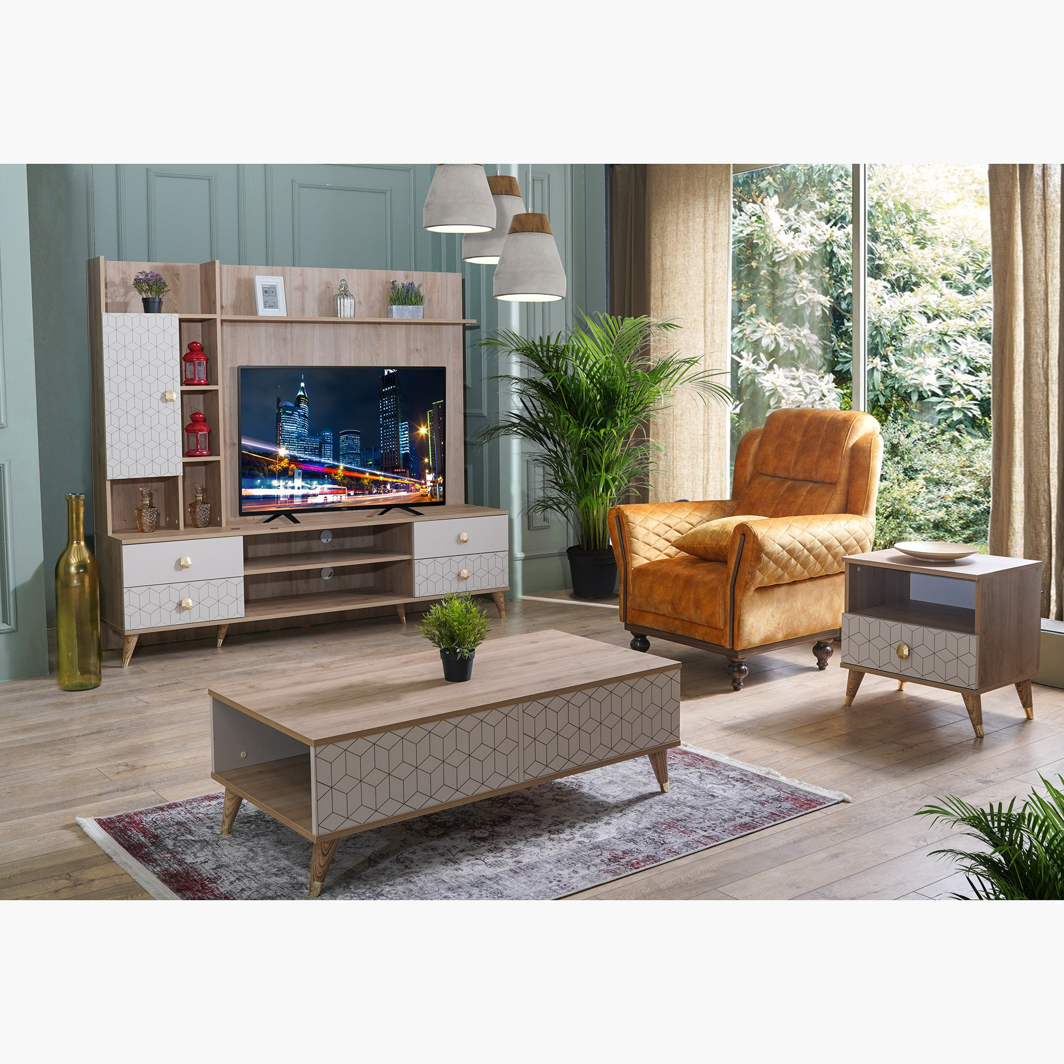 طاولة جانبيّة بدرج من باندورا-hbxfurniture-livingroom-endtables-image-7