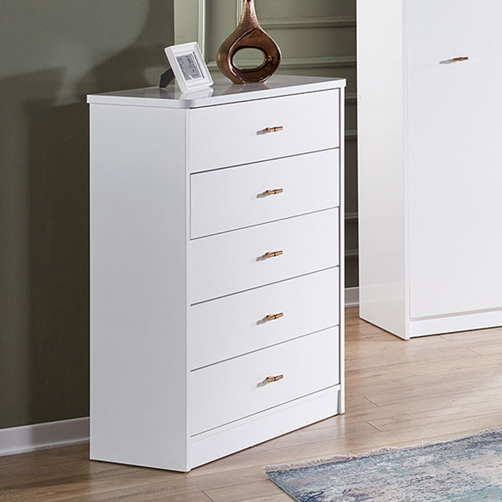 وحدة تخزين 5 أدراج من هارلي-hbxfurniture-dressersandchests-chestofdrawers-image-1