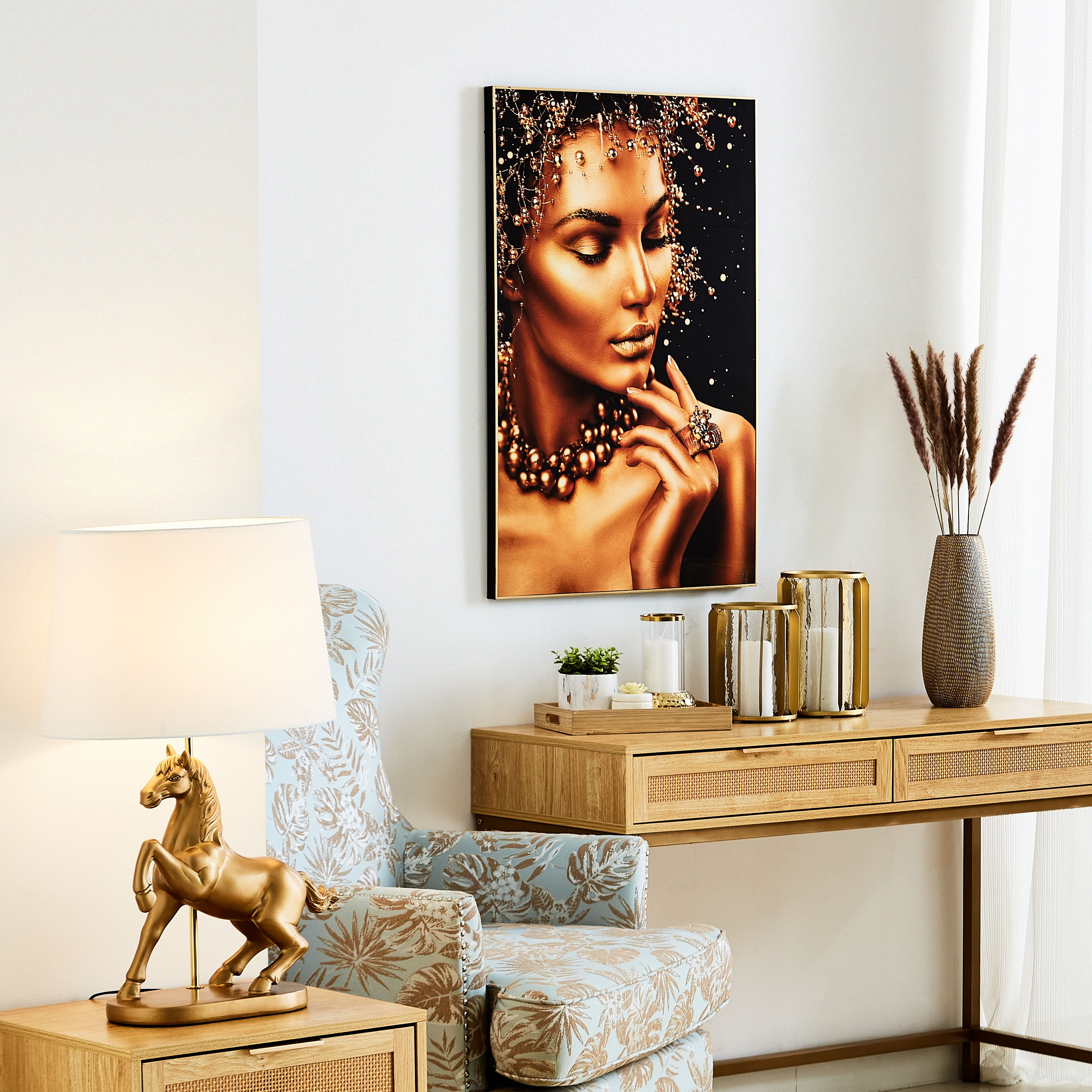 لوحة مؤطّرة إم دي أف بتصميم امرأة من بيترا - 60x3x90 سم-hbxhomeware-hbxdecorandfurnishings-image-4