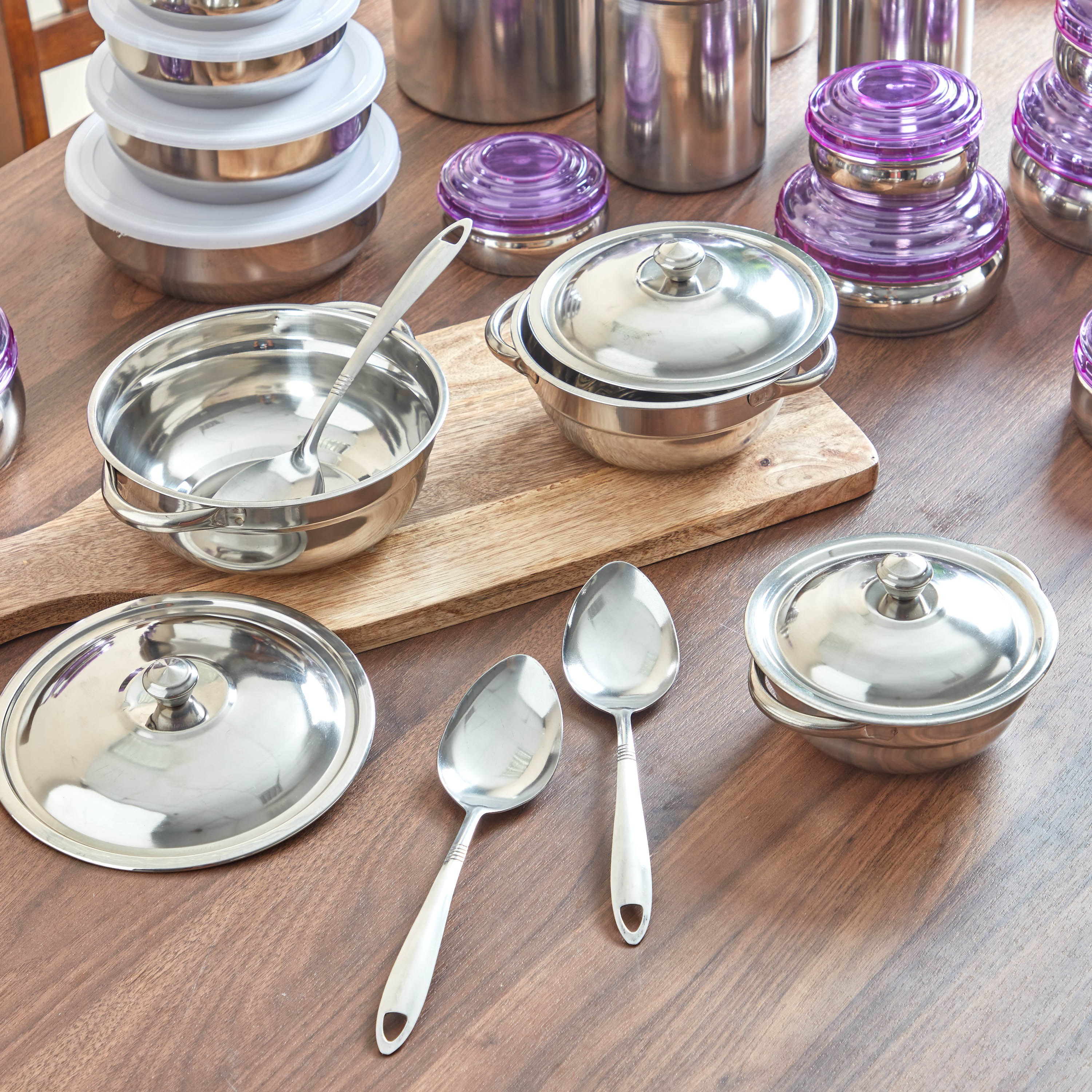 Premia 43-Piece Stainless Steel Food Storage Set-hbxhomeware-hbxkitchen-image-2