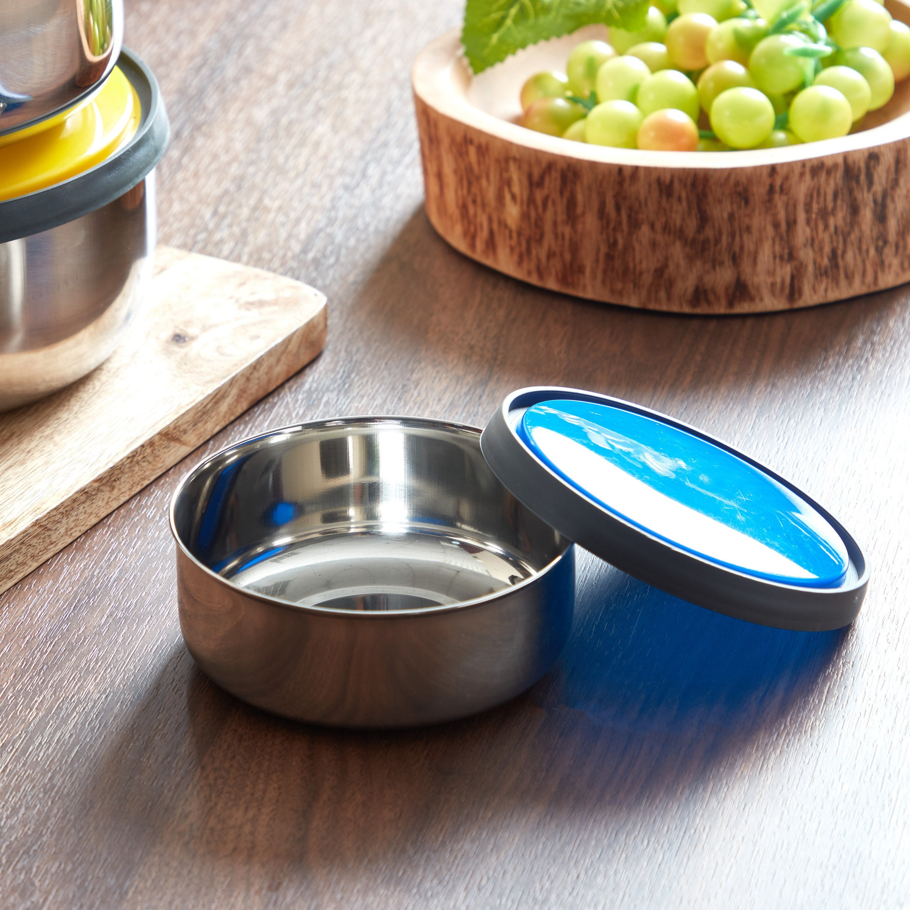 طقم تخزين طعام من الستانلس ستيل - 8 قطع من بريميا-hbxhomeware-hbxkitchen-image-2