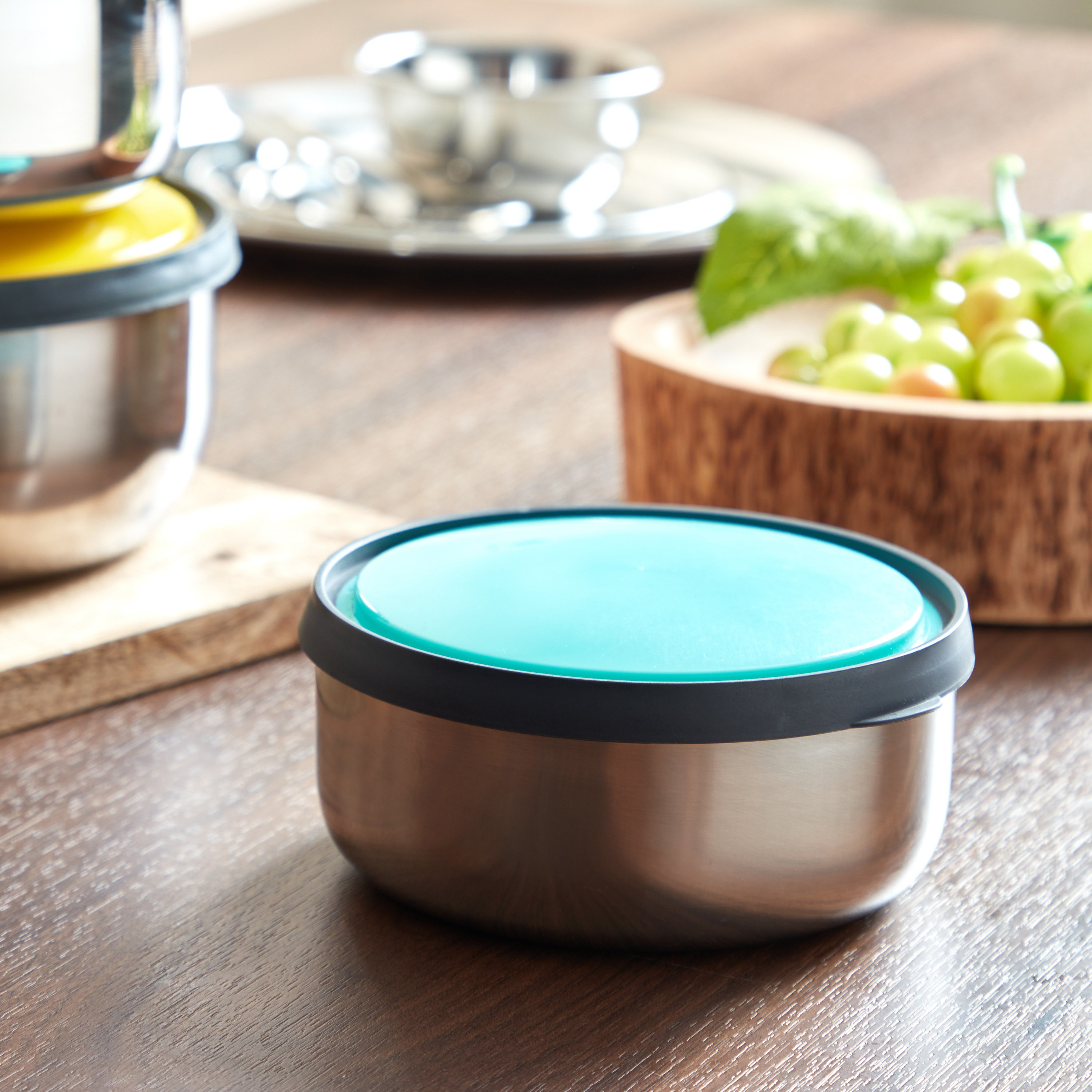 طقم تخزين طعام من الستانلس ستيل - 8 قطع من بريميا-hbxhomeware-hbxkitchen-image-3