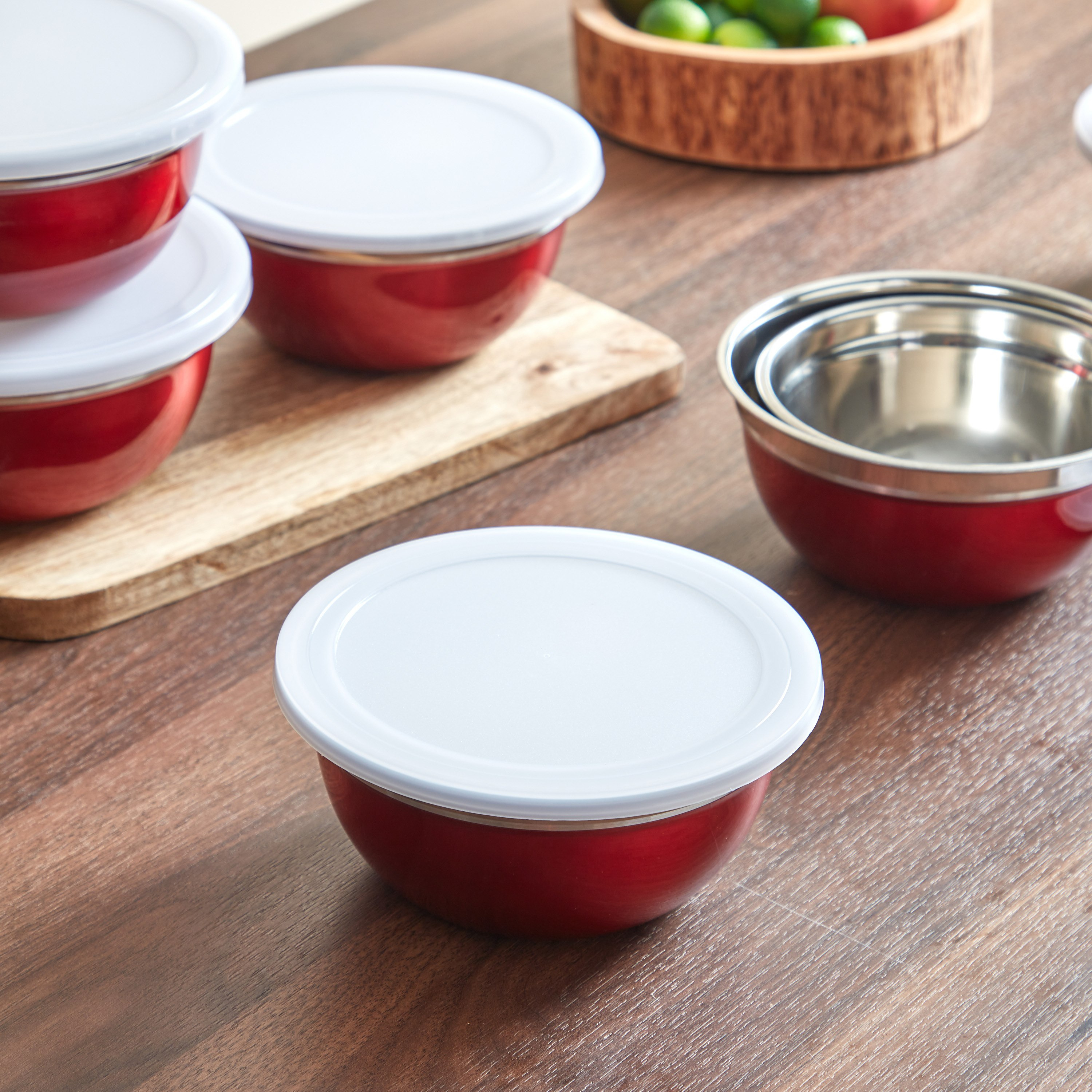 وعاء تقديم وتخزين ستانليس ستيل من بريميا - طقم من 16 قطعة-hbxdecorandfurnishings-tabletop-serveware-image-3