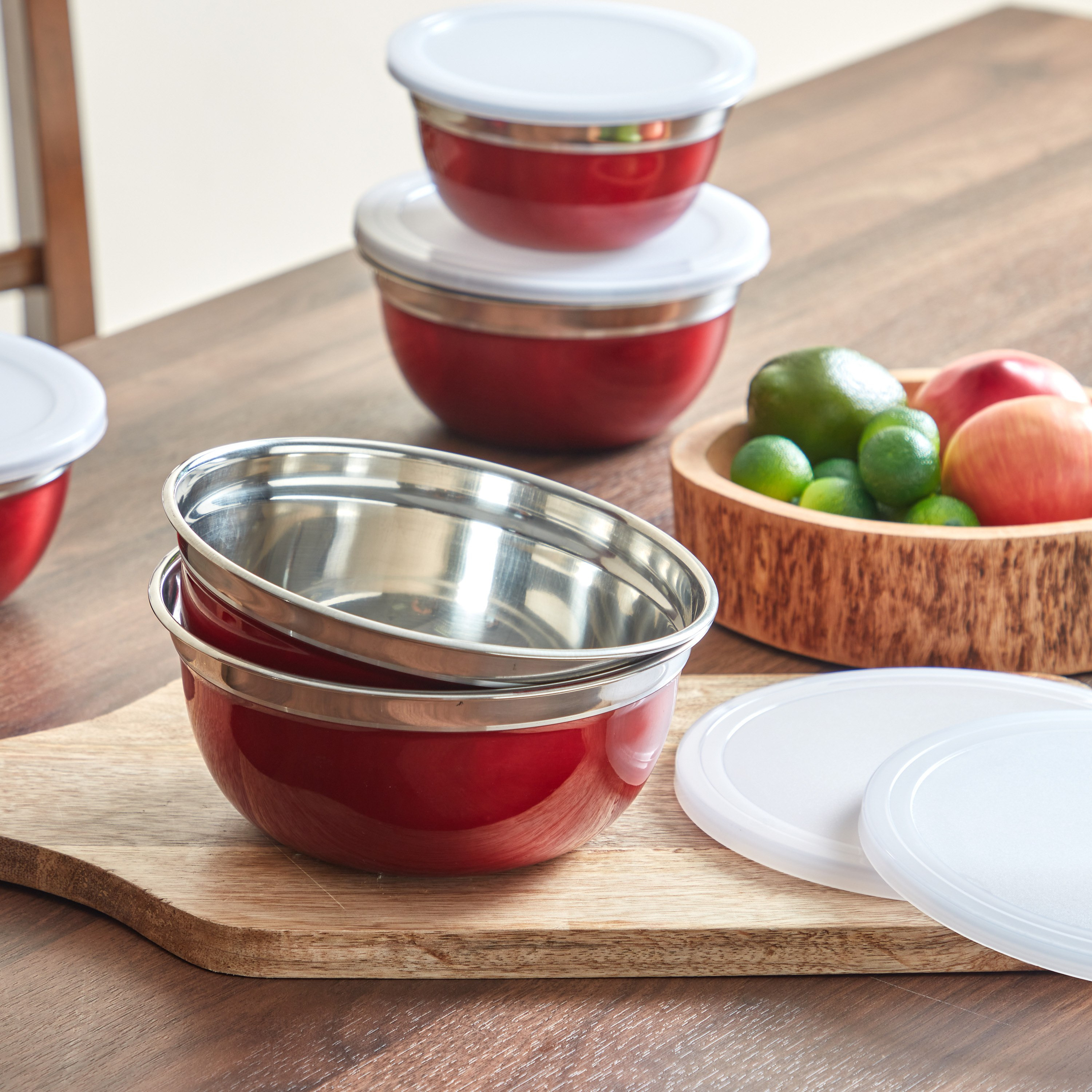 وعاء تقديم وتخزين ستانليس ستيل من بريميا - طقم من 16 قطعة-hbxdecorandfurnishings-tabletop-serveware-image-4