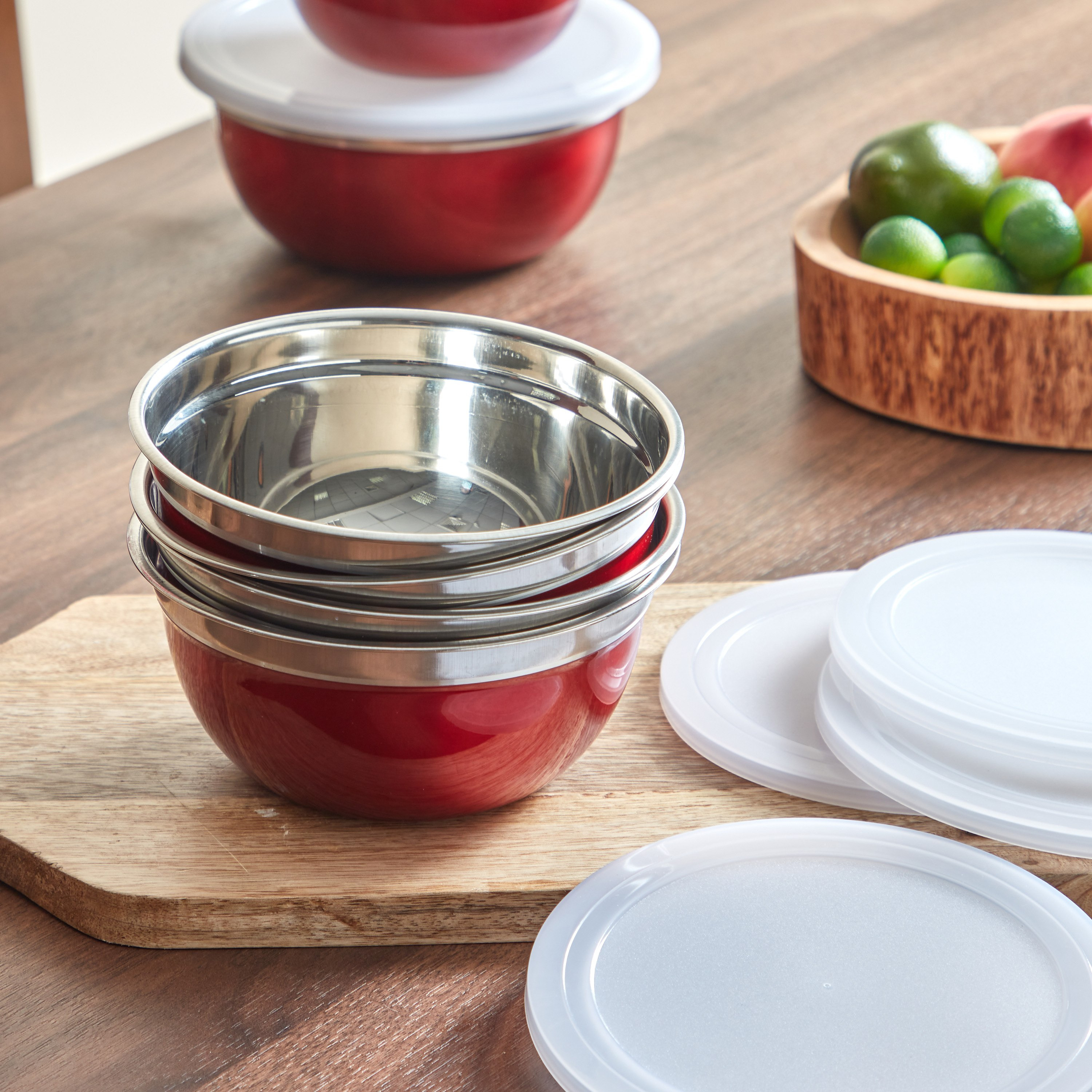 وعاء تقديم وتخزين ستانليس ستيل من بريميا - طقم من 16 قطعة-hbxdecorandfurnishings-tabletop-serveware-image-5