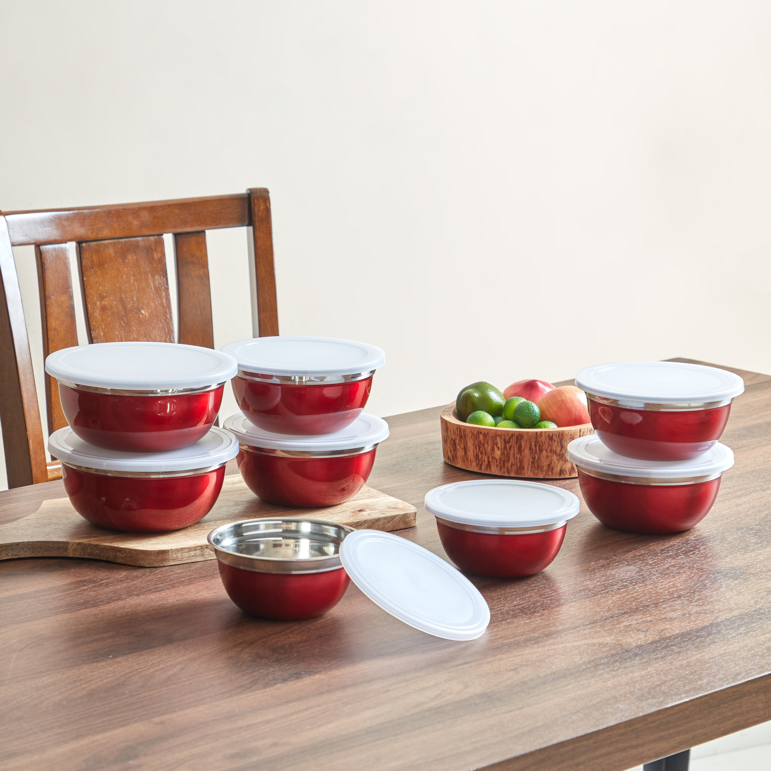 وعاء تقديم وتخزين ستانليس ستيل من بريميا - طقم من 16 قطعة-hbxdecorandfurnishings-tabletop-serveware-image-7