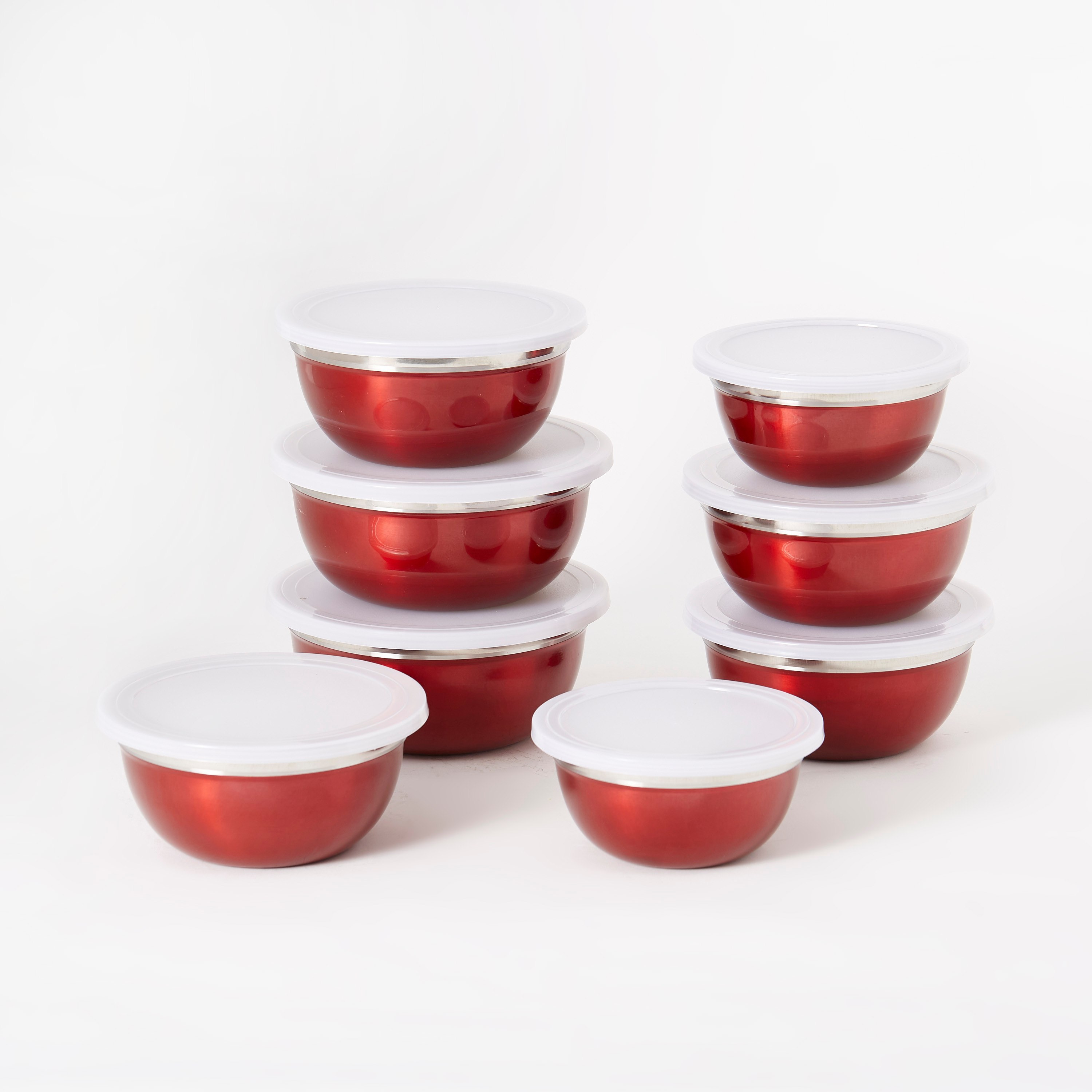 وعاء تقديم وتخزين ستانليس ستيل من بريميا - طقم من 16 قطعة-hbxdecorandfurnishings-tabletop-serveware-image-8