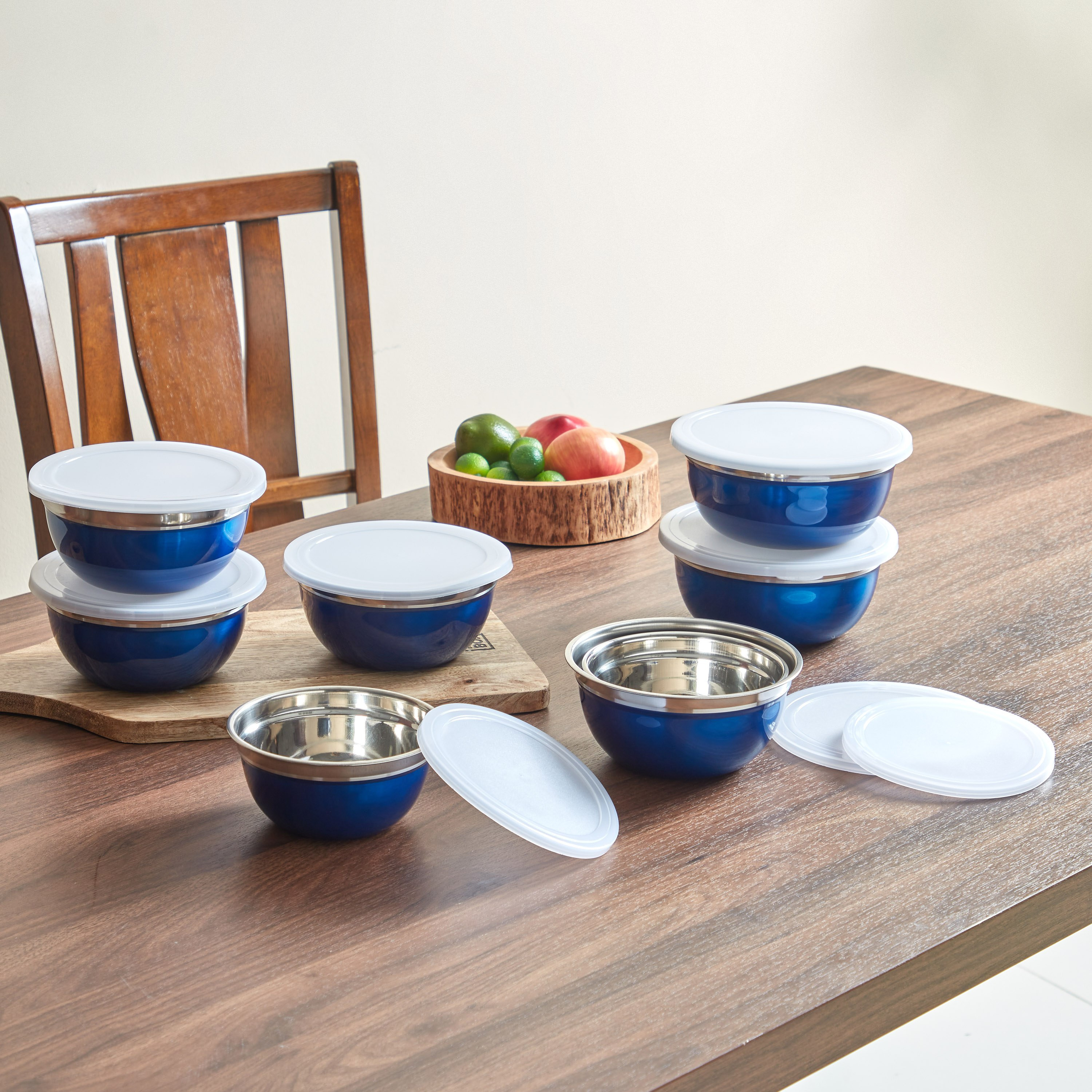 وعاء تقديم وتخزين ستانليس ستيل من بريميا - طقم من 16 قطعة-hbxhomeware-hbxkitchen-image-1