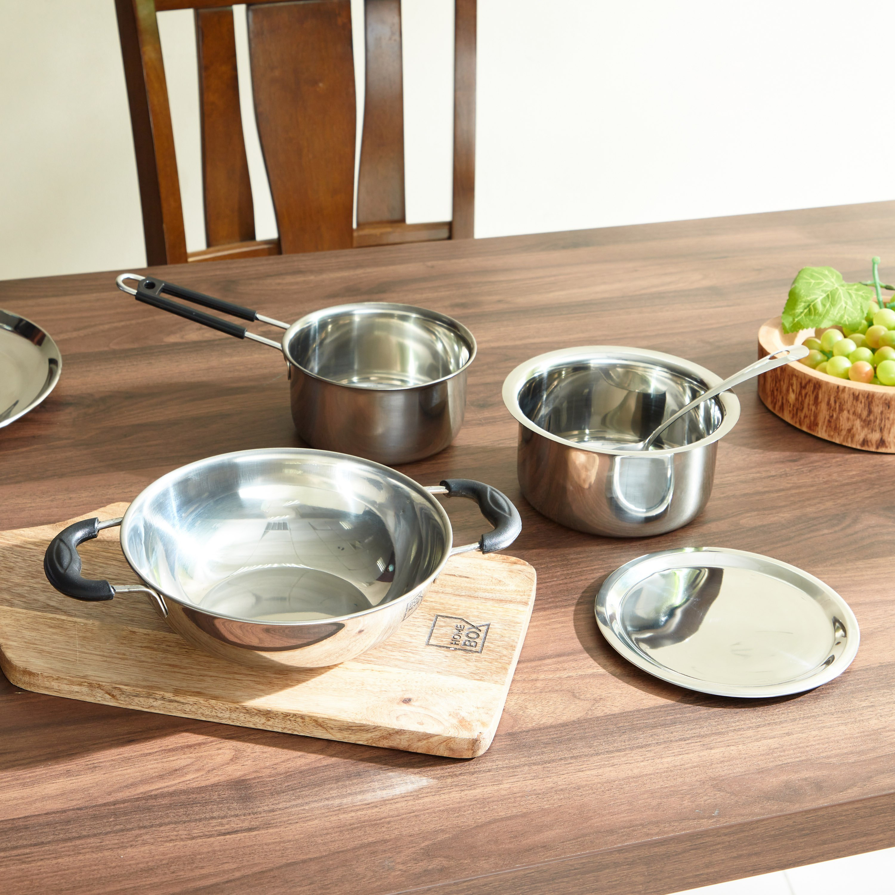 طقم أواني طهي ستانلس ستيل - 5 قطع بريميا أورين-hbxkitchen-kitchenware-foodpreparation-image-1