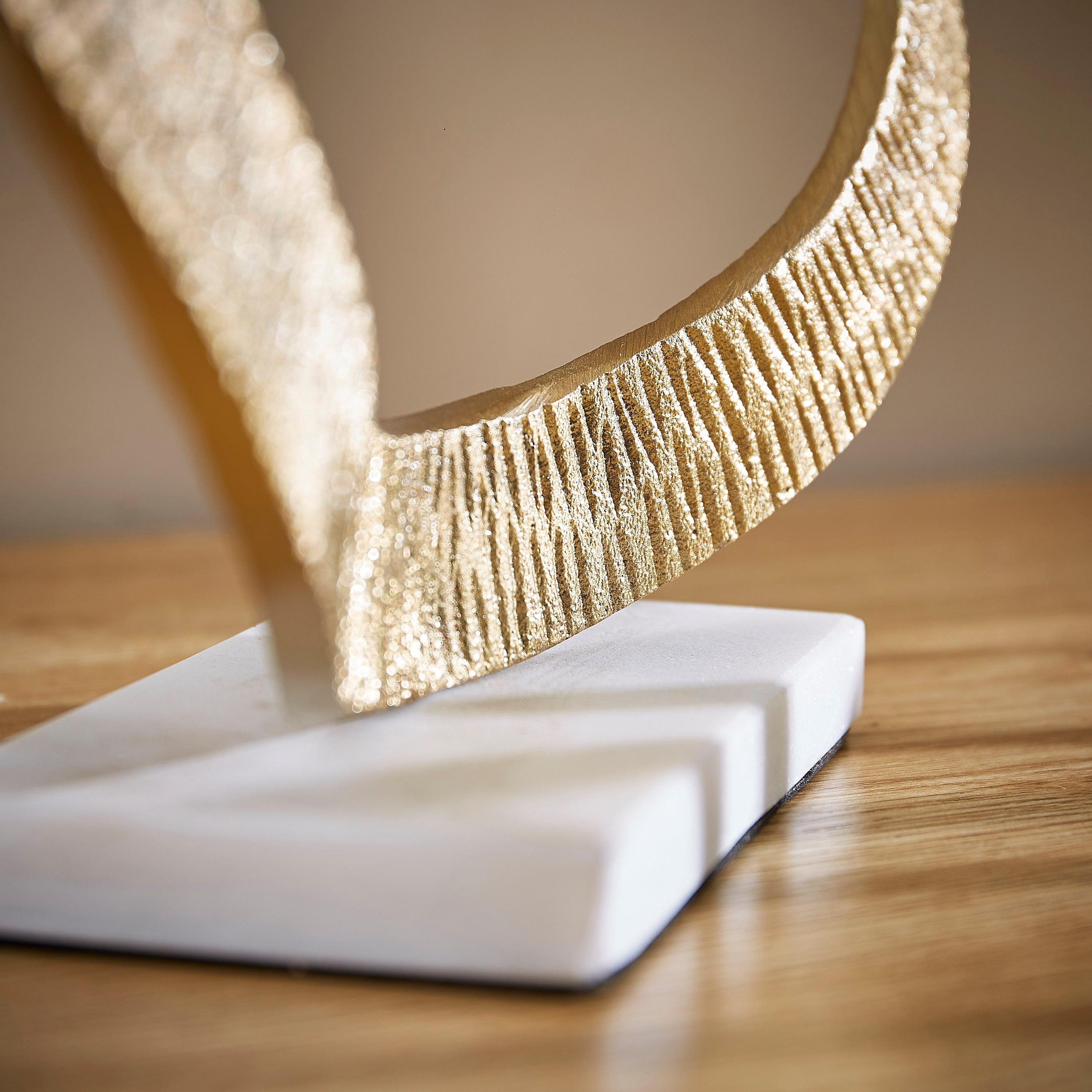 Inaara Metal Disc Abstract Sculpture - 26x10x40 cm-hbxhomeware-homedecor-figurinesandornaments-image-3