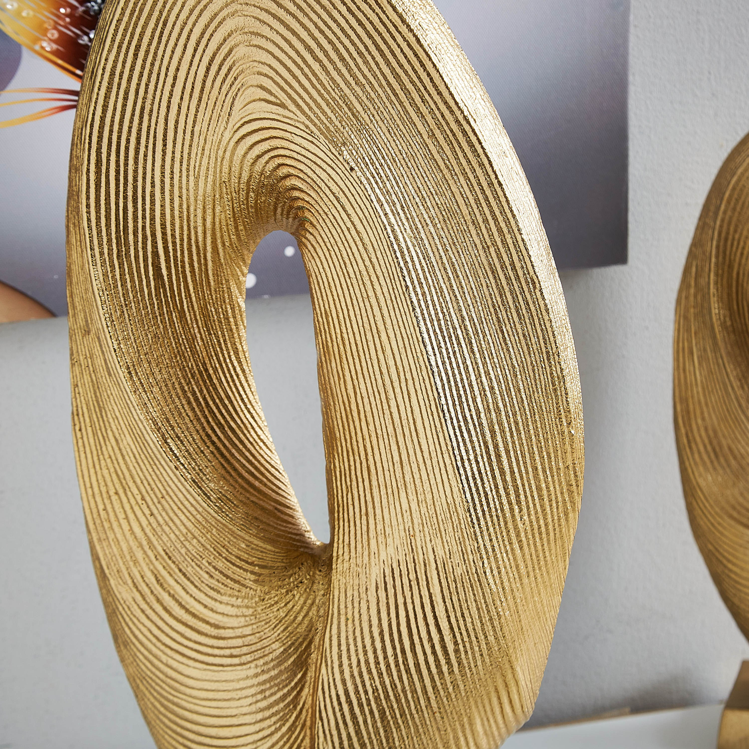 منحوتة معدنيّة طويلة بتصميم حبل من إنارة - 19x9x50 سم-hbxhomeware-homedecor-figurinesandornaments-image-2