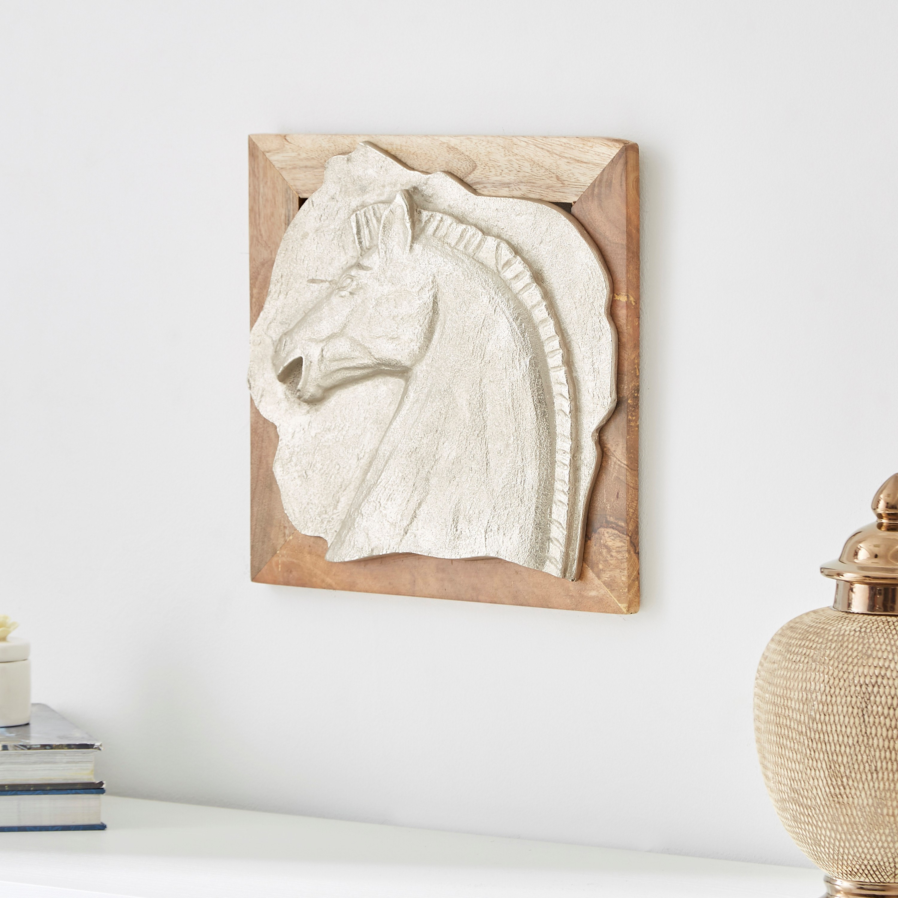 زينة حصان حفريّة معدنيّة من سكاوت - 34x6x31 سم-hbxdiningroom-walldecor-wallart-image-2