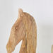 Scout Wooden Horse Bust Figurine - 28x12.5x49 cm-Figurines and Ornaments-thumbnailMobile-2