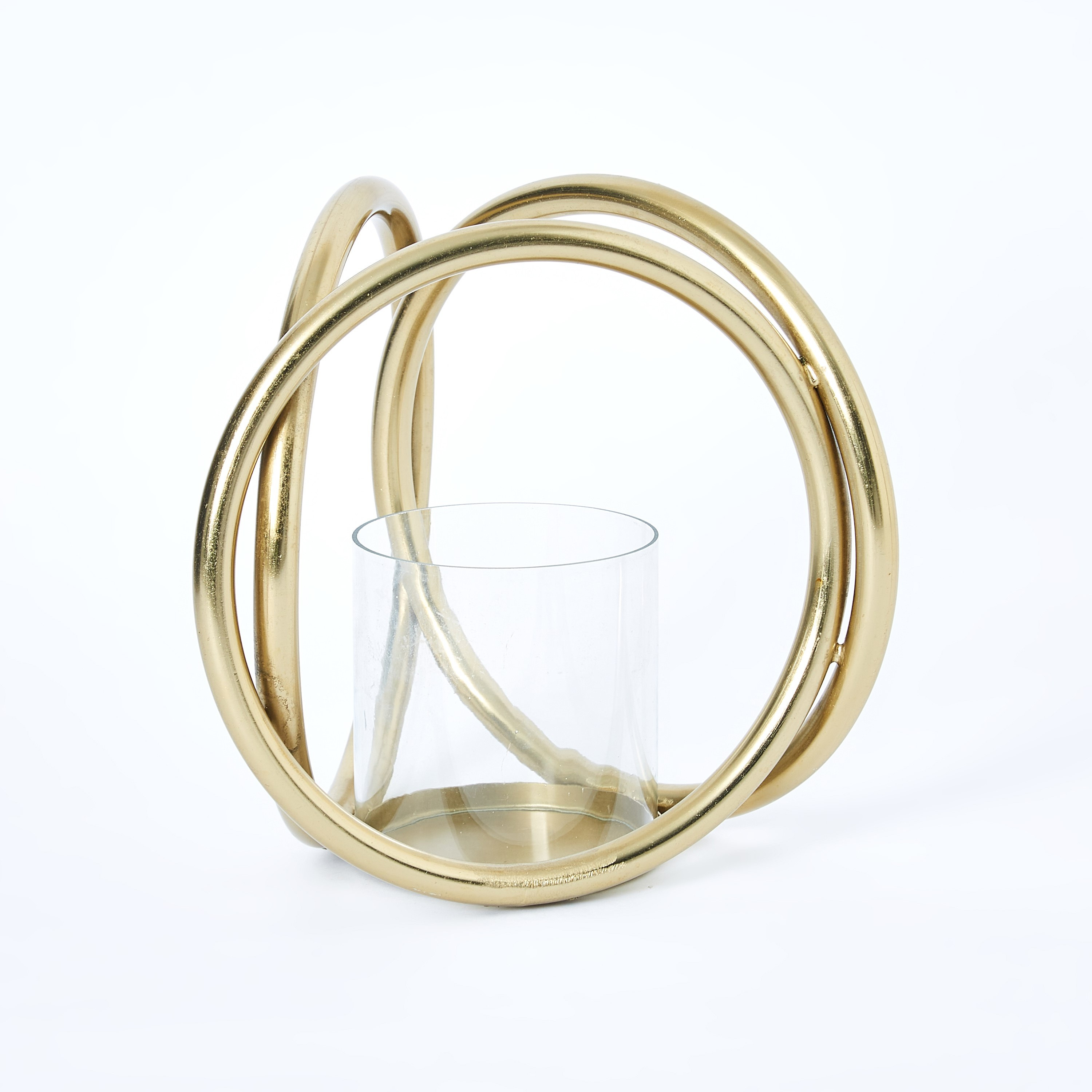 حامل شموع معدني من إنارة - 20x20x20 سم-hbxlivingroom-decorandaccessories-candleholders-image-5