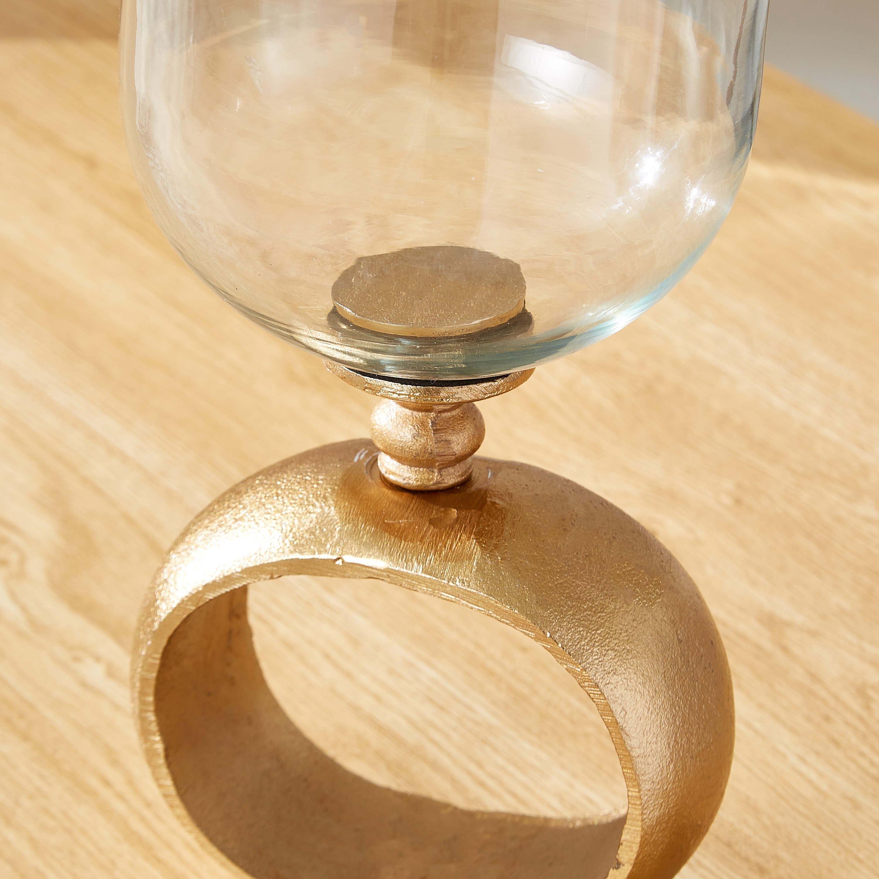 حامل شموع فانوس زجاجي عميق من سكاوت - 18x18x40  سم-hbxlivingroom-decorandaccessories-candleholders-image-3