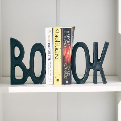 Scout Metal Bookends - 12x4x18 cms