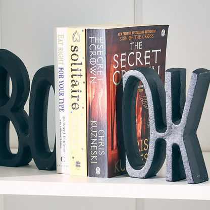 Scout Metal Bookends - 12x4x18 cms