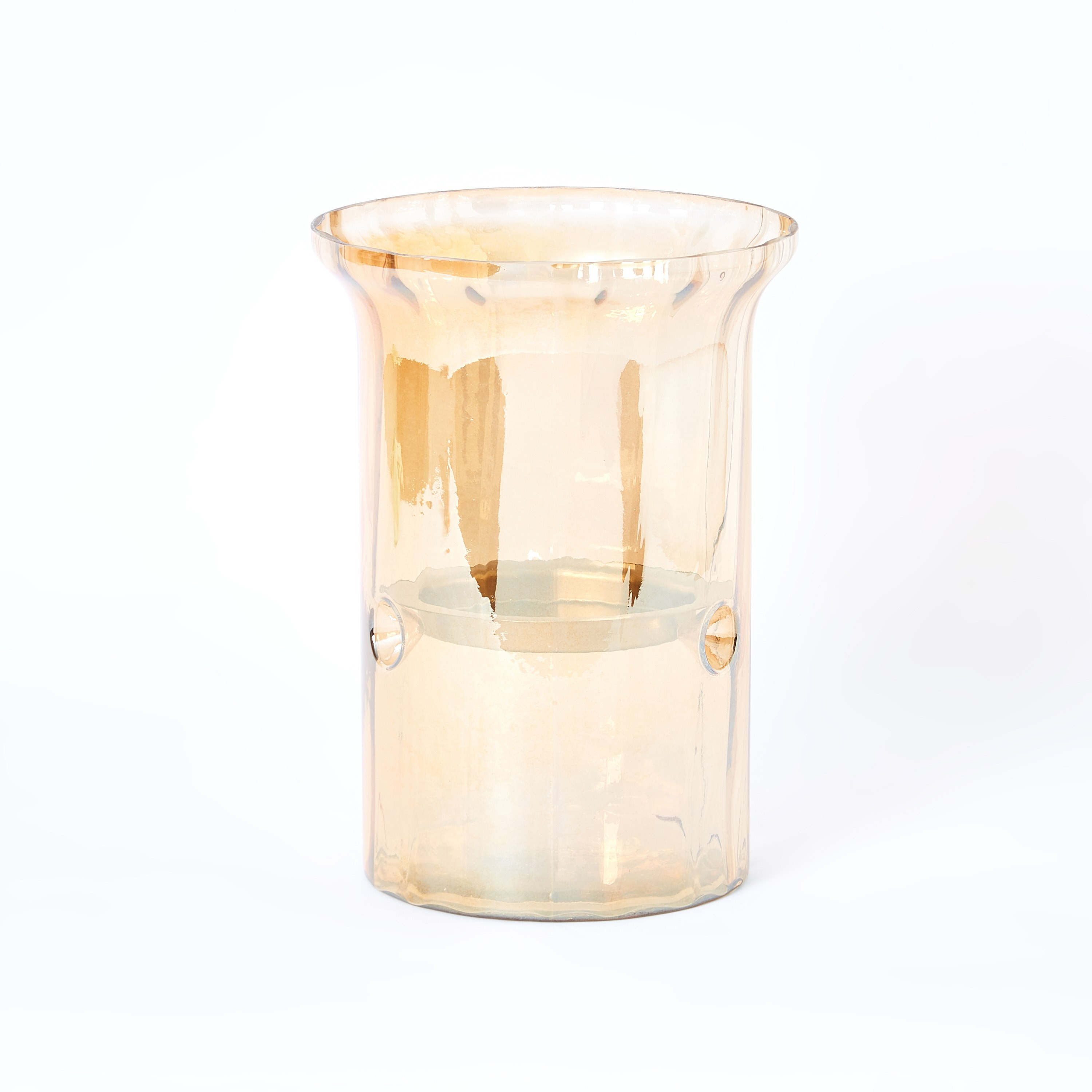 حامل شموع بتصميم فانوس طويل من الزجاج المنقوش من سكاوت - 22x22x30  سم-hbxlivingroom-decorandaccessories-candleholders-image-5