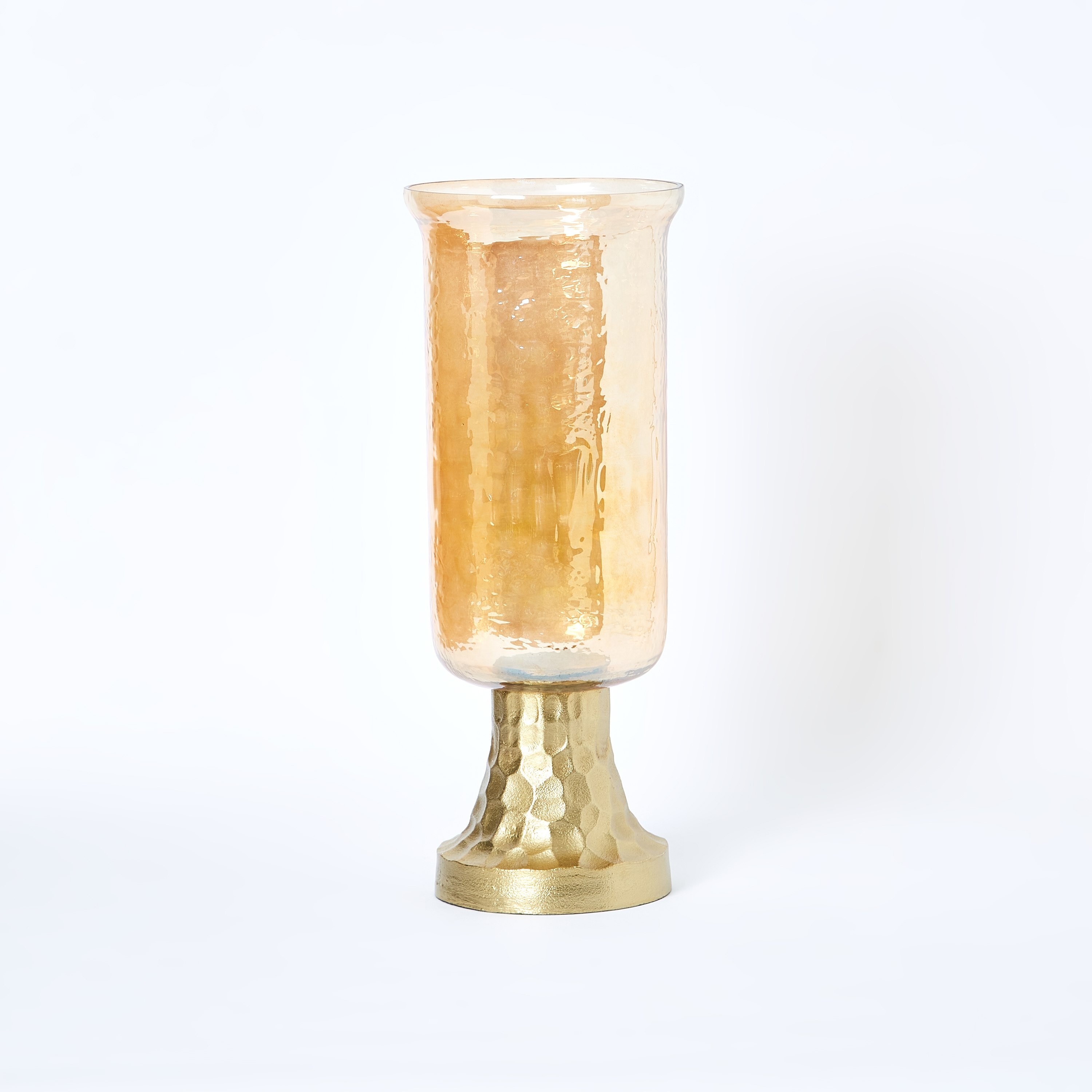 فانوس زجاجي منقوش بحامل من سكاوت - 17 × 17 × 45 سم-hbxlivingroom-decorandaccessories-candleholders-image-5