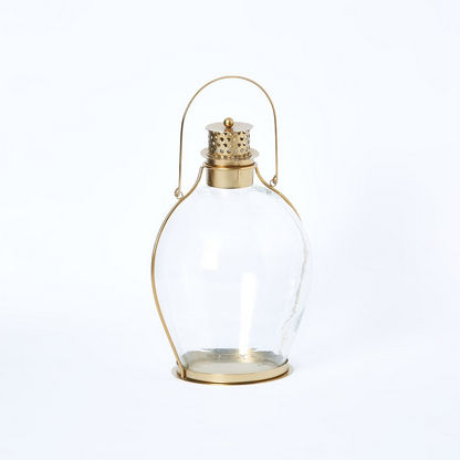 Scout Glass Lantern - 17x17x26 cms