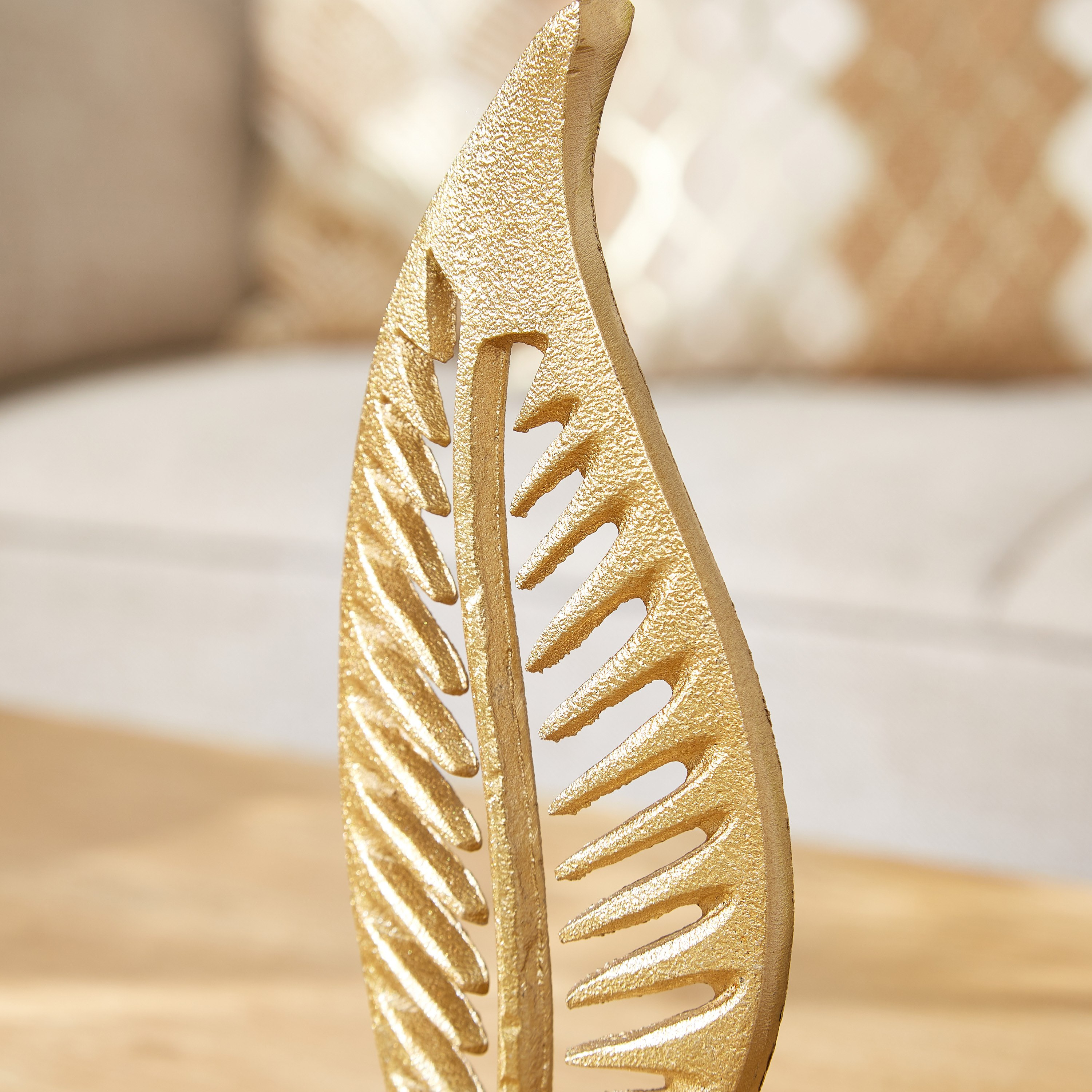 قطعة ديكور بتصميم ورقة شجر معدنية من سكاوت- 9×5×20 سم-hbxhomeware-homedecor-figurinesandornaments-image-3