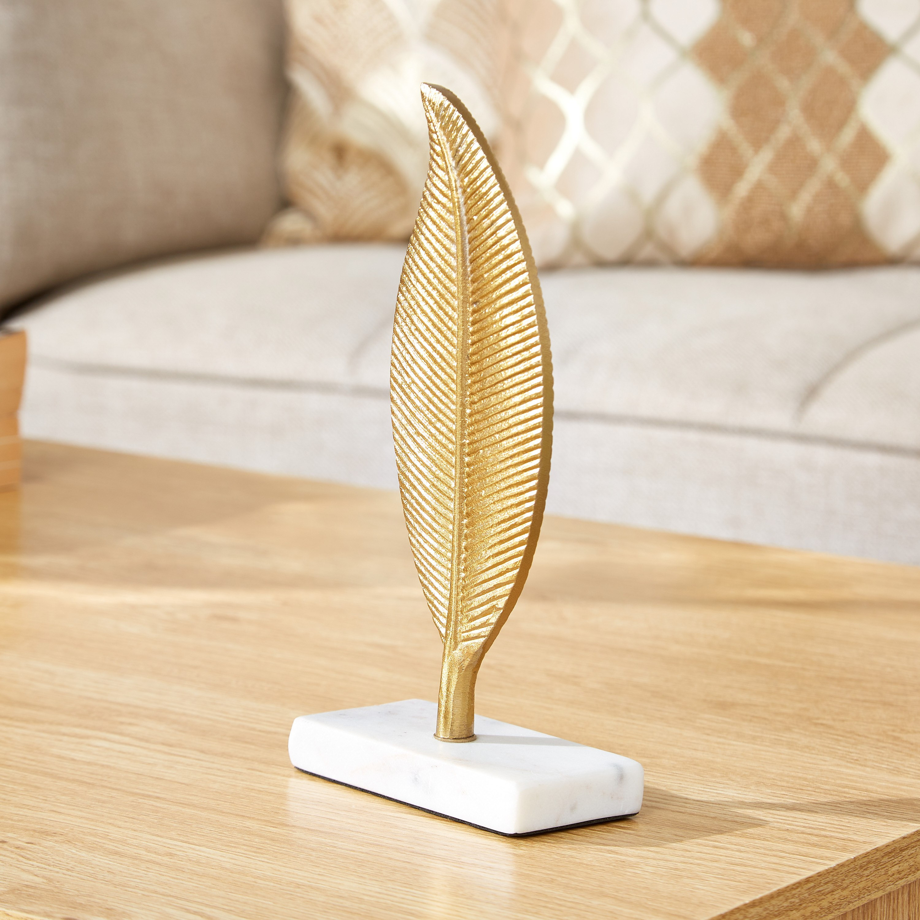قطعة ديكور على شكل ورقة شجر معدنية من سكاوت- 9×5×20 سم-hbxhomeware-homedecor-figurinesandornaments-image-2