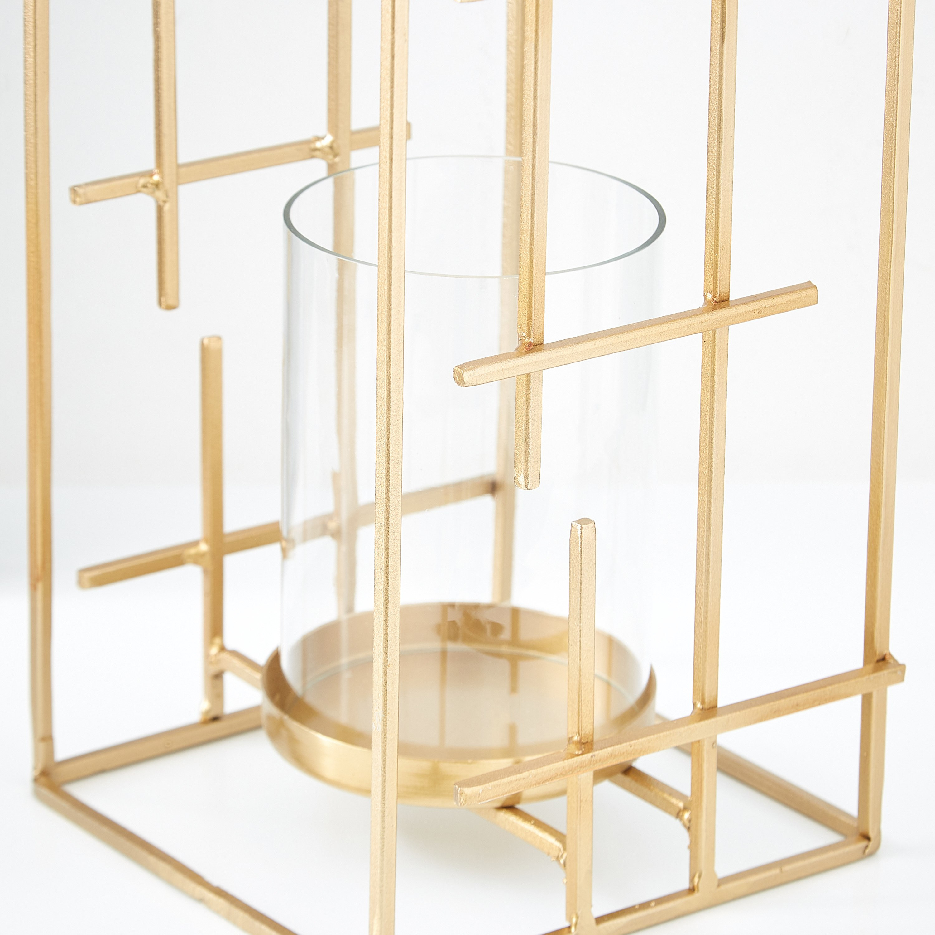 حامل شموع معدني من مياكي - 15x15x30 سم-hbxlivingroom-decorandaccessories-candleholders-image-3