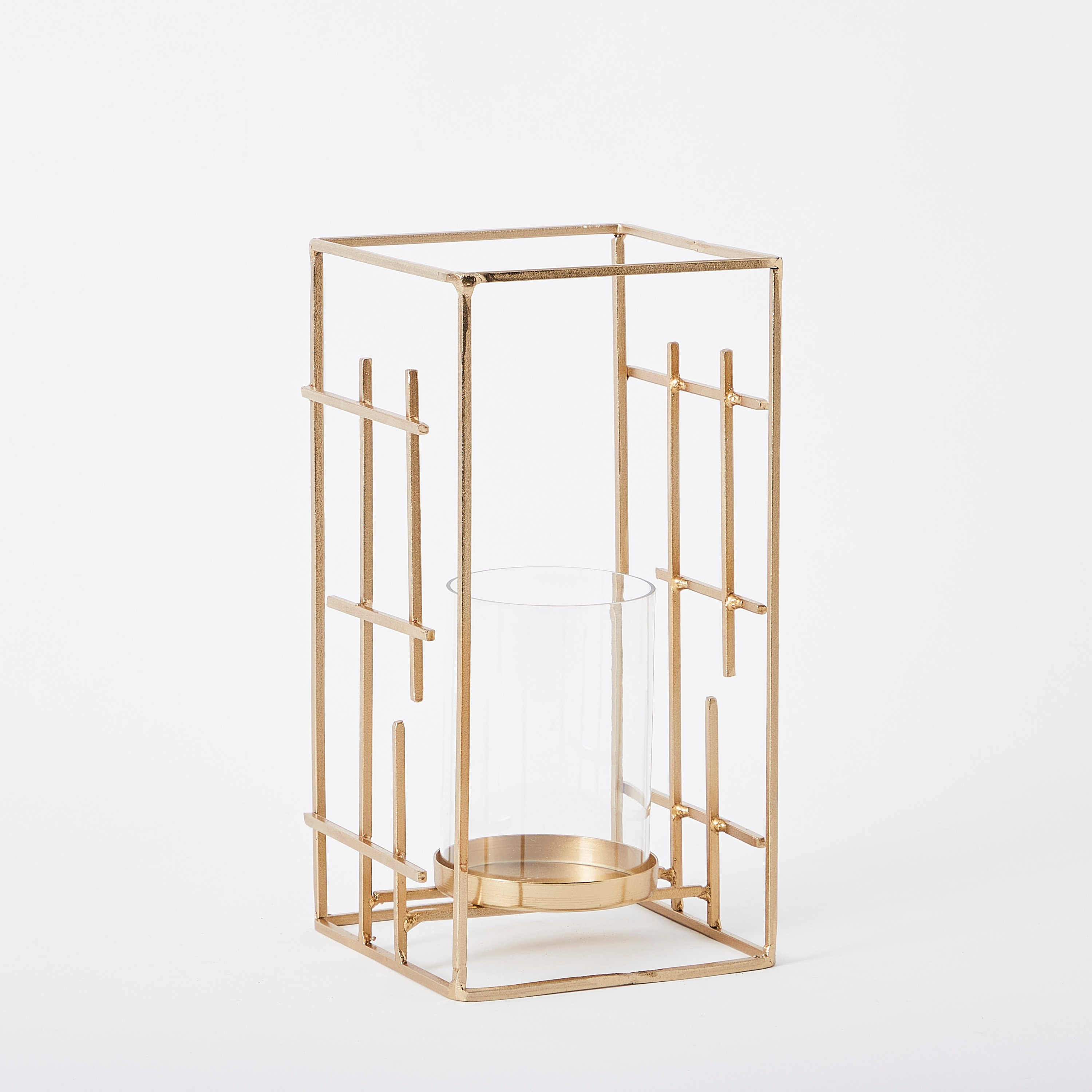 حامل شموع معدني من مياكي - 15x15x30 سم-hbxlivingroom-decorandaccessories-candleholders-image-5