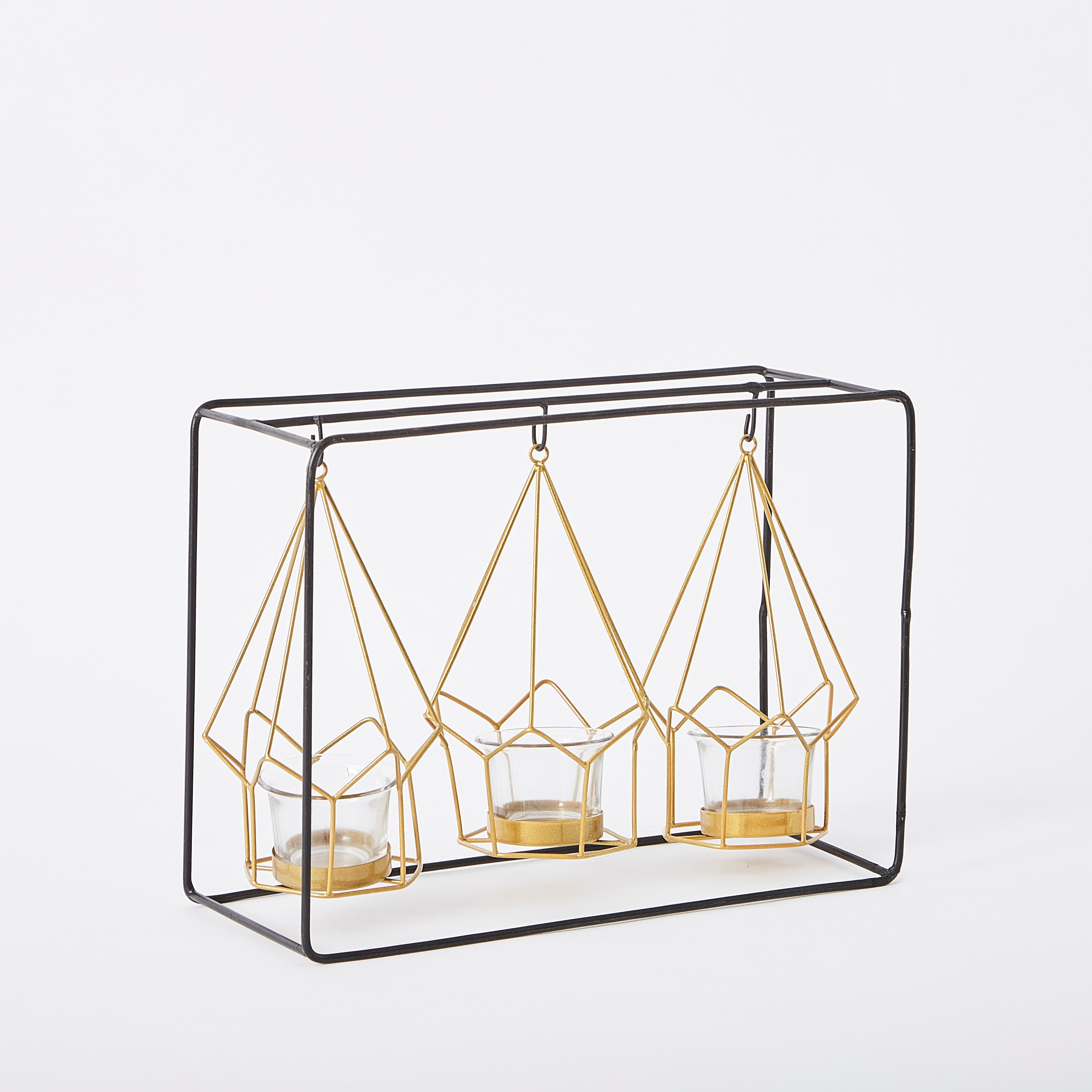 حامل شموع معدني معلّق من مياكي - 29.5x13x23 سم-hbxlivingroom-decorandaccessories-candleholders-image-6