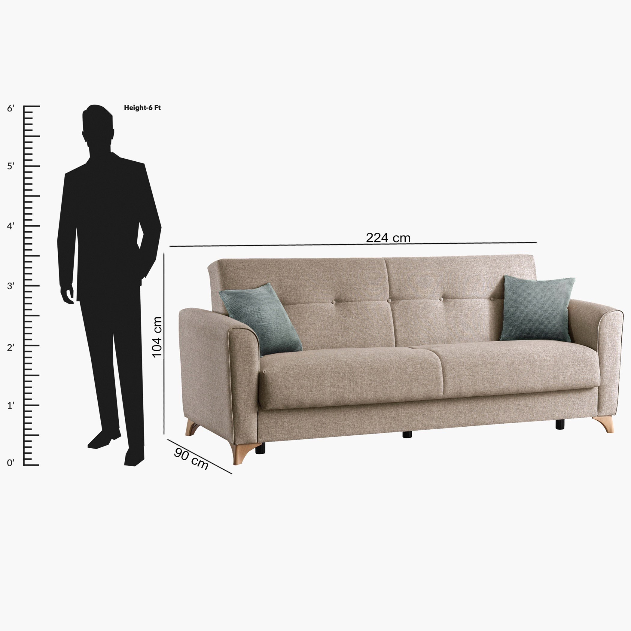 كنبة سرير بـ3 مقاعد ووحدة تخزين ووسادتين من مون لايت-hbxlivingroom-sofasandarmchairs-sofas-image-6