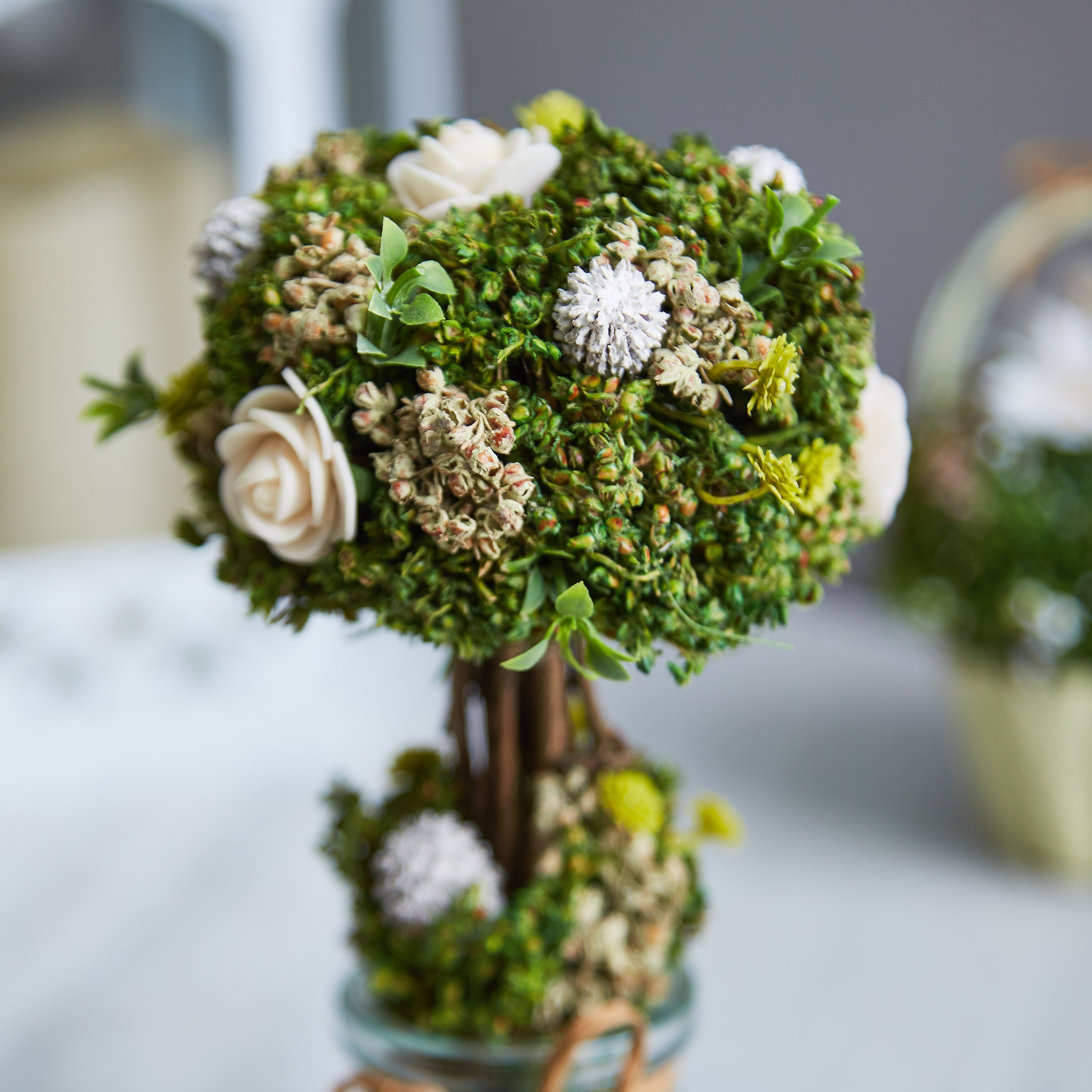سلة زهور الأقحوان من إيريس - 10×10×13 سم-hbxdecorandfurnishings-homeaccessories-artificialflowersandplants-image-2