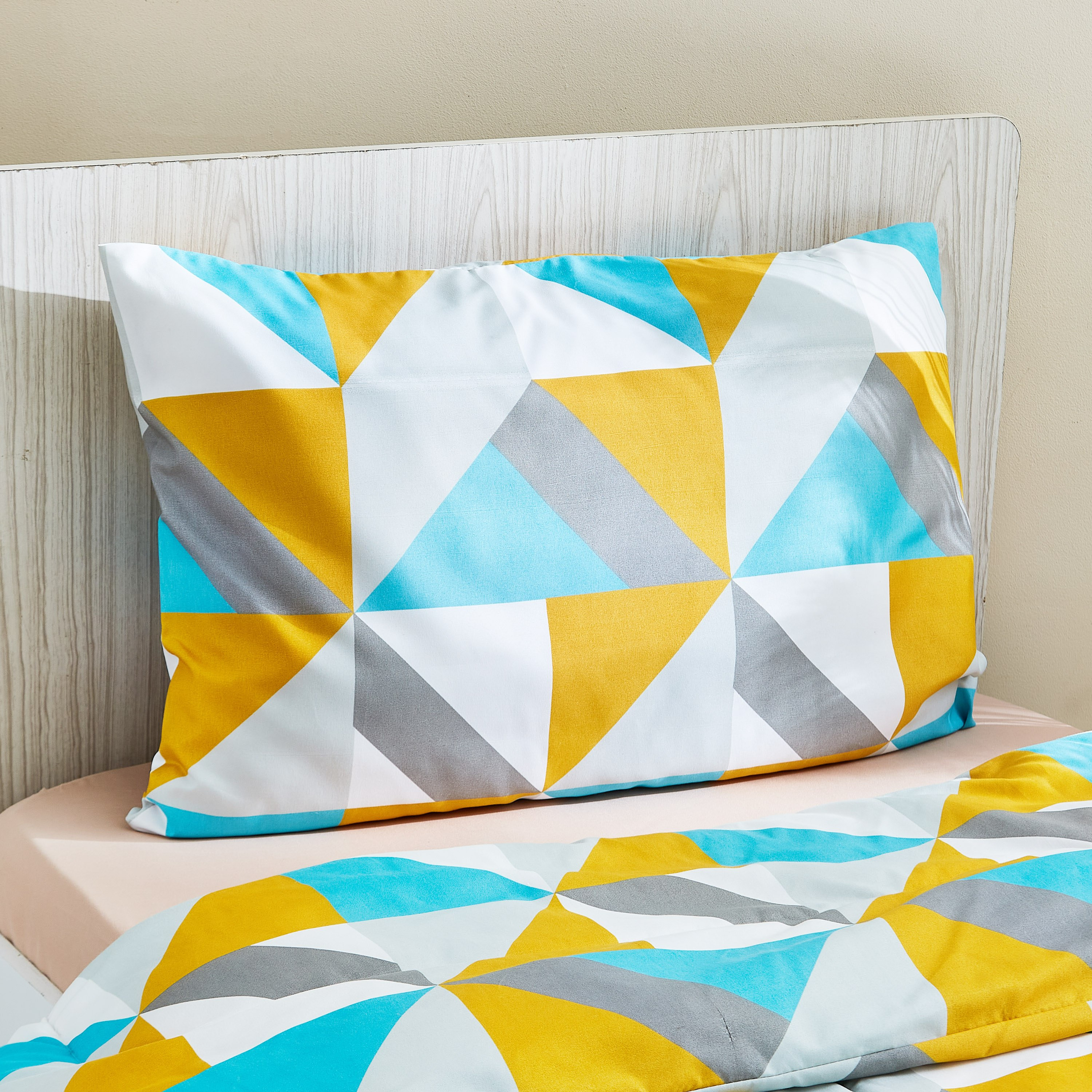 طقم لحاف كينج ألياف دقيقة بطبعات قطعتين من أتلانتا جايد - 150x220 سم-hbxhomeware-hbxdecorandfurnishings-image-4