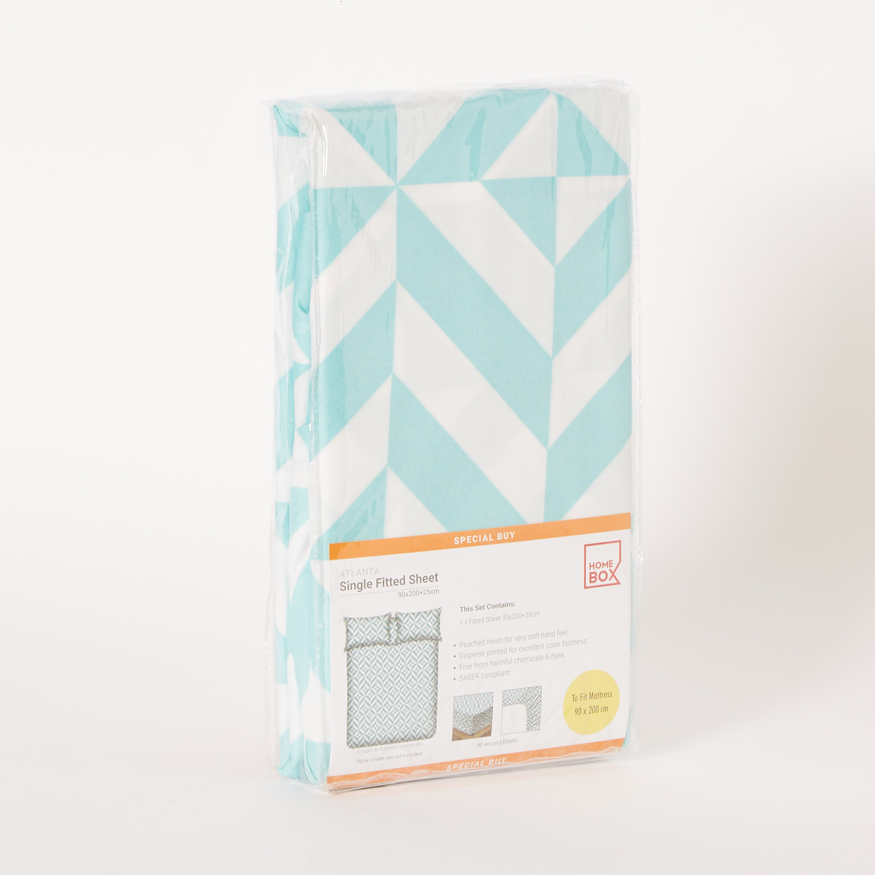 شرشف مطاطي فردي بألياف ميكروفايبر وطبعات من أتلانتا جايد - 90 × 200 + 25 سم-hbxhomeware-bedding-fittedsheets-image-6
