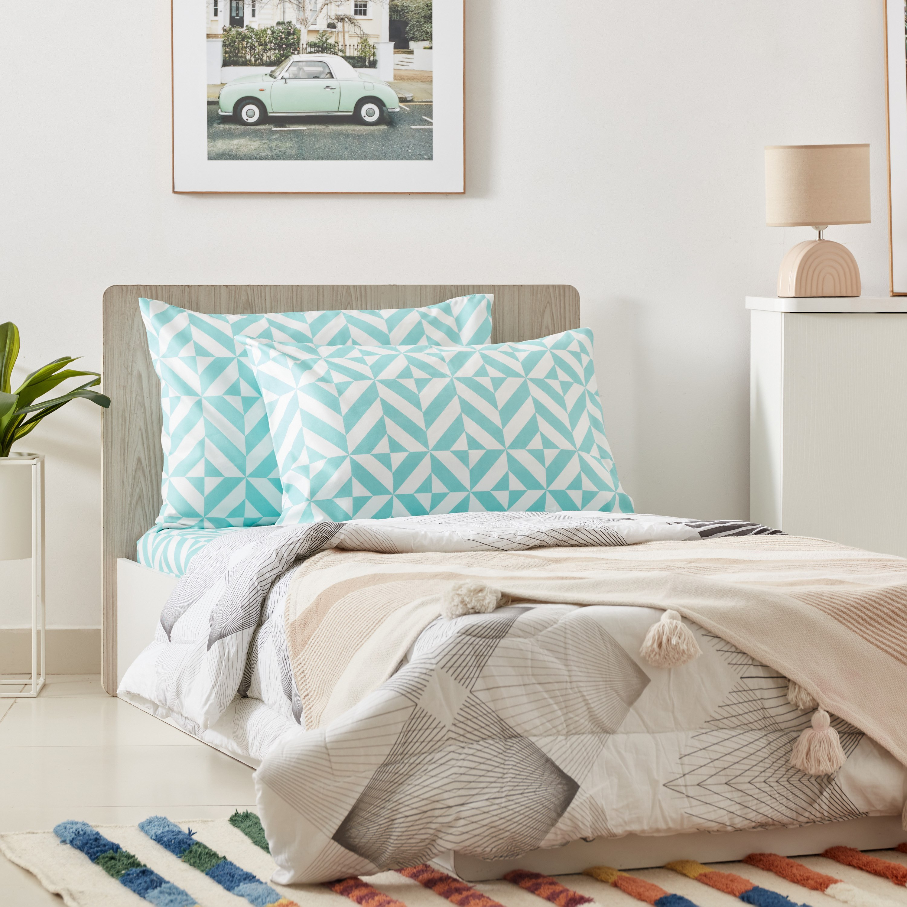 Atlanta Jade 2-Piece Printed Microfibre Pillow Cover Set - 50x75 cm-hbxhomeware-hbxbedroom-image-4
