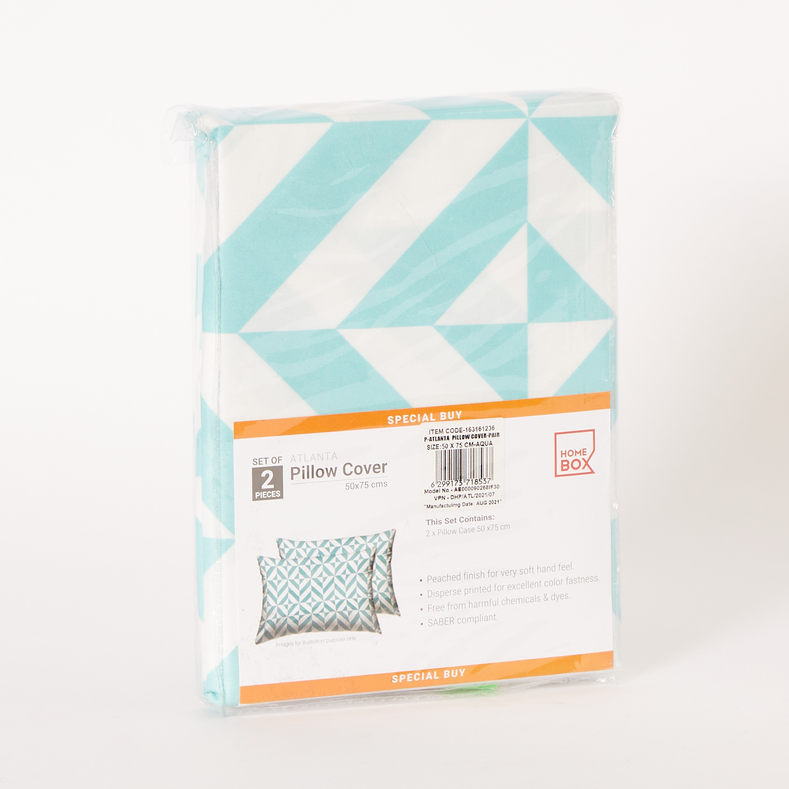 Atlanta Jade 2-Piece Printed Microfibre Pillow Cover Set - 50x75 cm-hbxhomeware-hbxbedroom-image-5