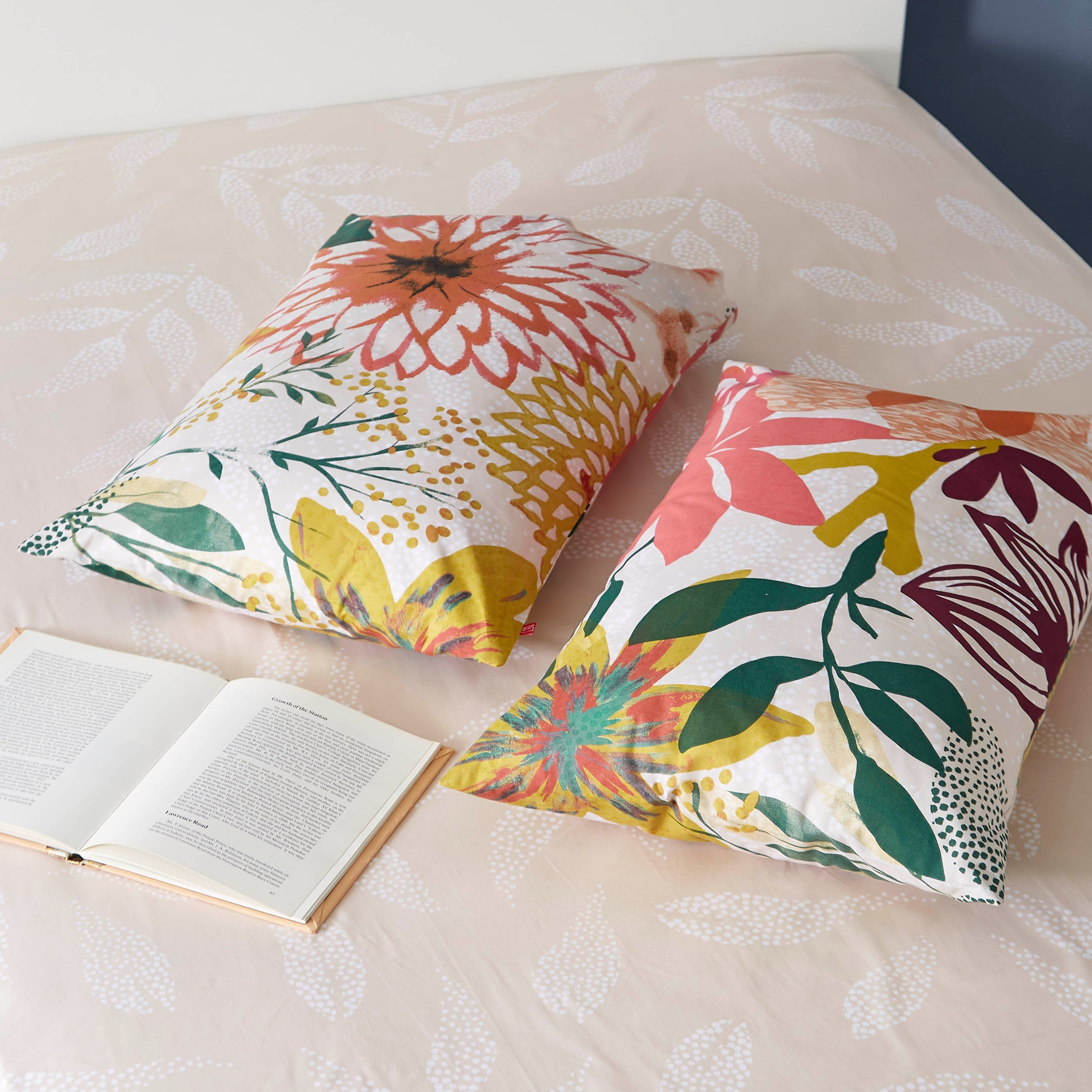 Flori 7-Piece King Printed Cotton BIAB Comforter Set - 220x240 cm-hbxhomeware-hbxdecorandfurnishings-image-5